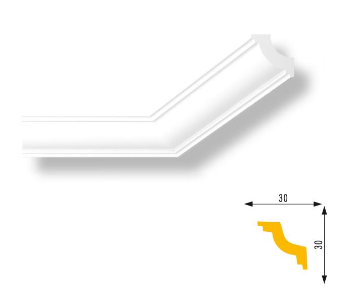 Stuckleiste "Marbet E28" (Stuckleisten aus Hart-Styropor)