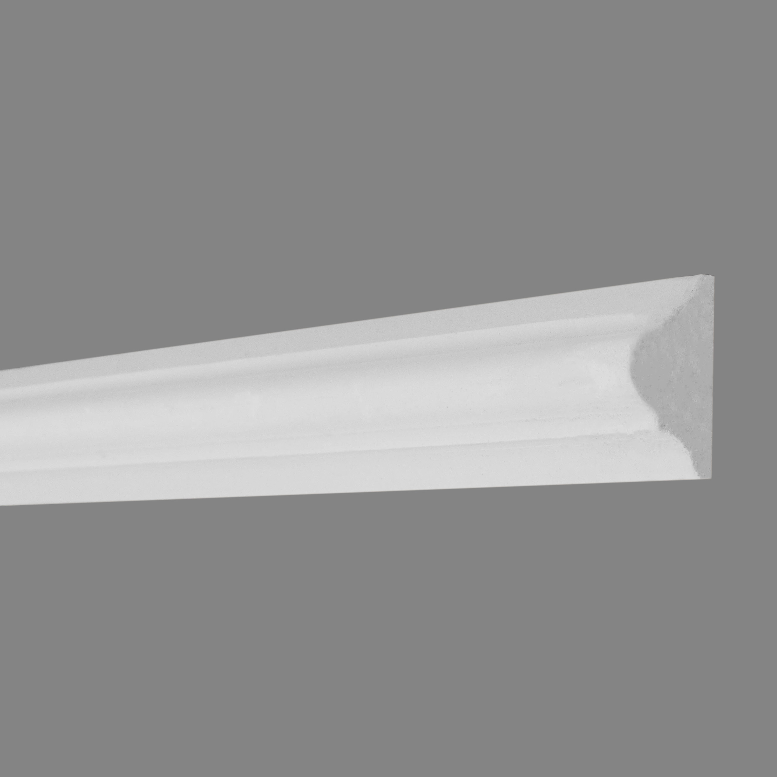 PROVISTON | Moldura de escayola pared | 30 x 15 x 1000 mm | Blanco