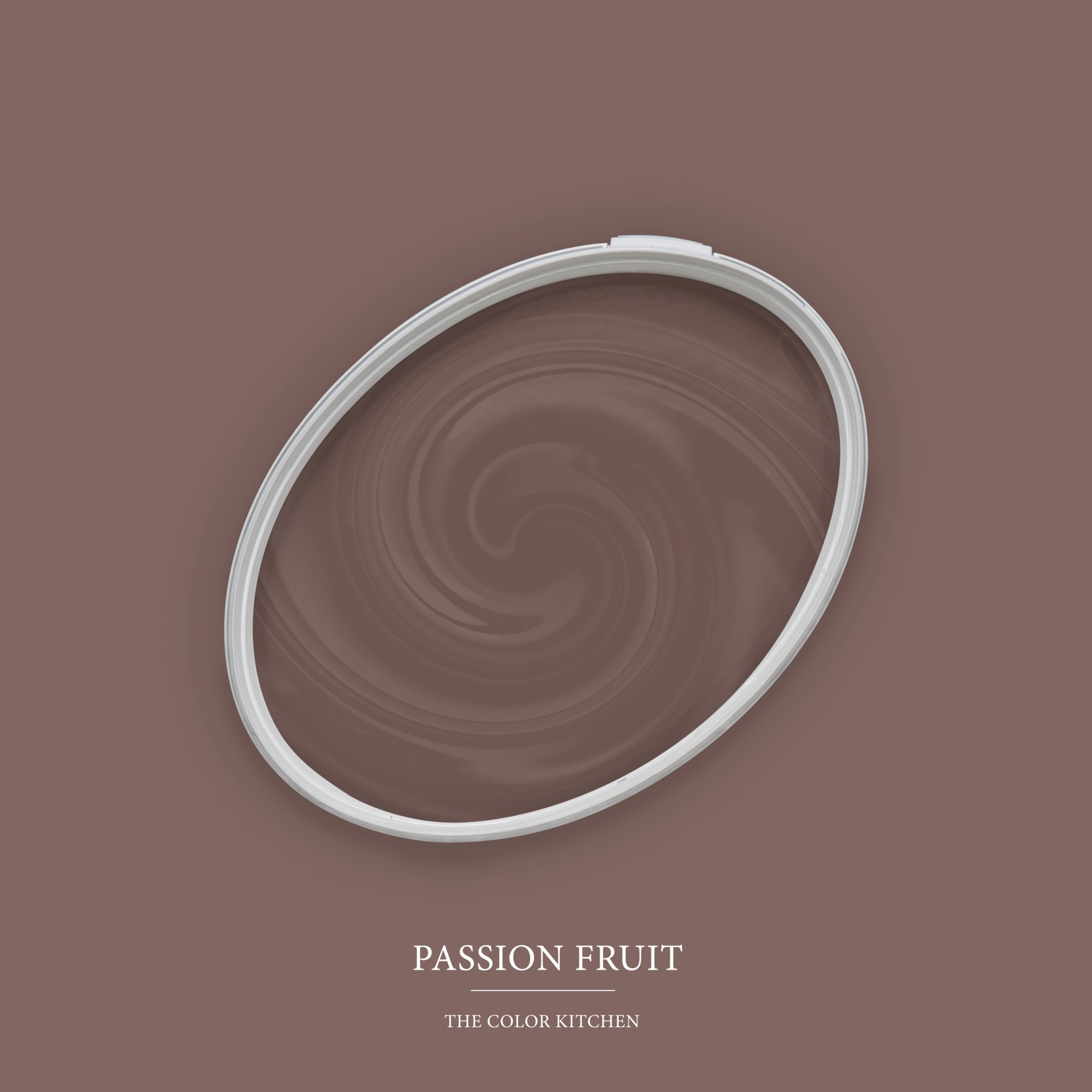 Pintura mural marrón mate The Color Kitchen Passion Fruit Pintura plástica exclusiva para interiores, alta cobertura