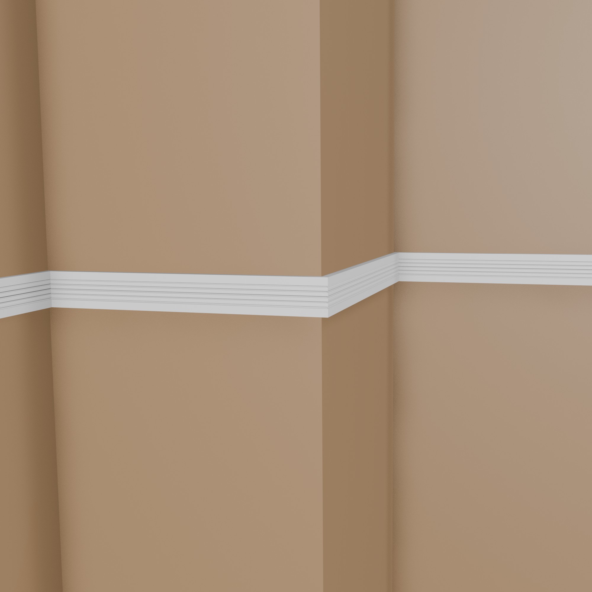 Moldura mural Mardom MDD412 Profoam 18 x 75 x 2000 mm Moldura decorativa blanca