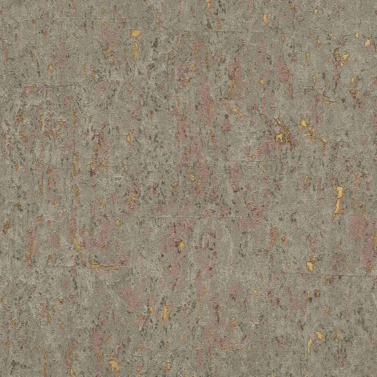 Rápido Curiosidad 538342 Papel pintado no tejido Industrial 0,53 x 10,05 m Dorado