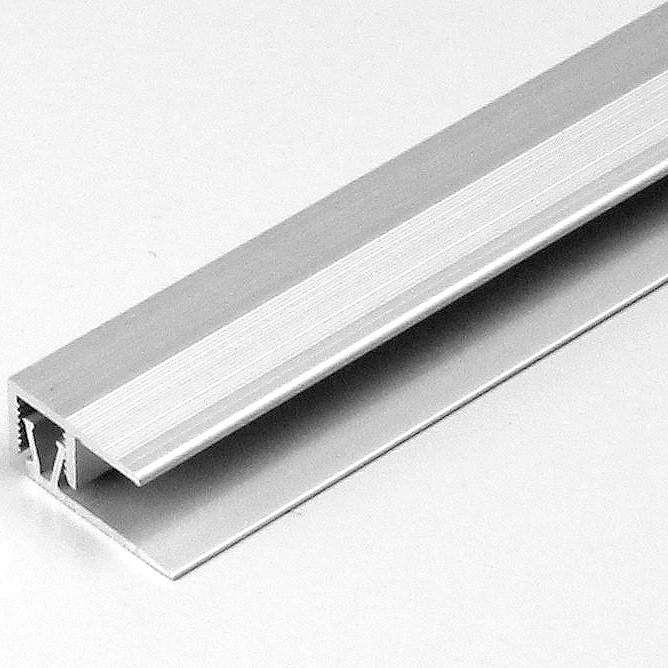 Perfiles de canto y acabado PROVISTON Markdale B 24 mm, altura de canto 7-10 mm, aluminio anodizado