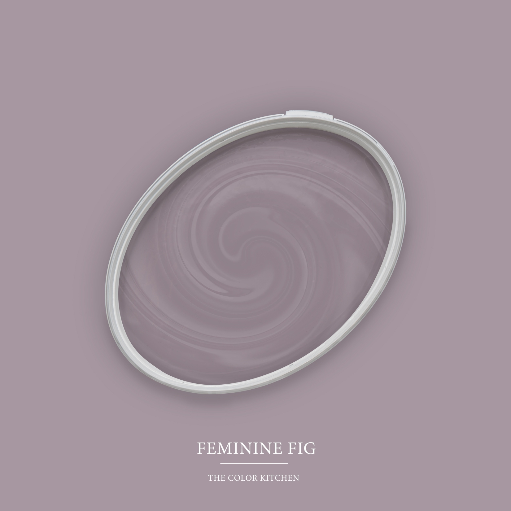 Pintura mural violeta mate The Color Kitchen Feminine Fig Pintura plástica exclusiva para interiores, alta cobertura