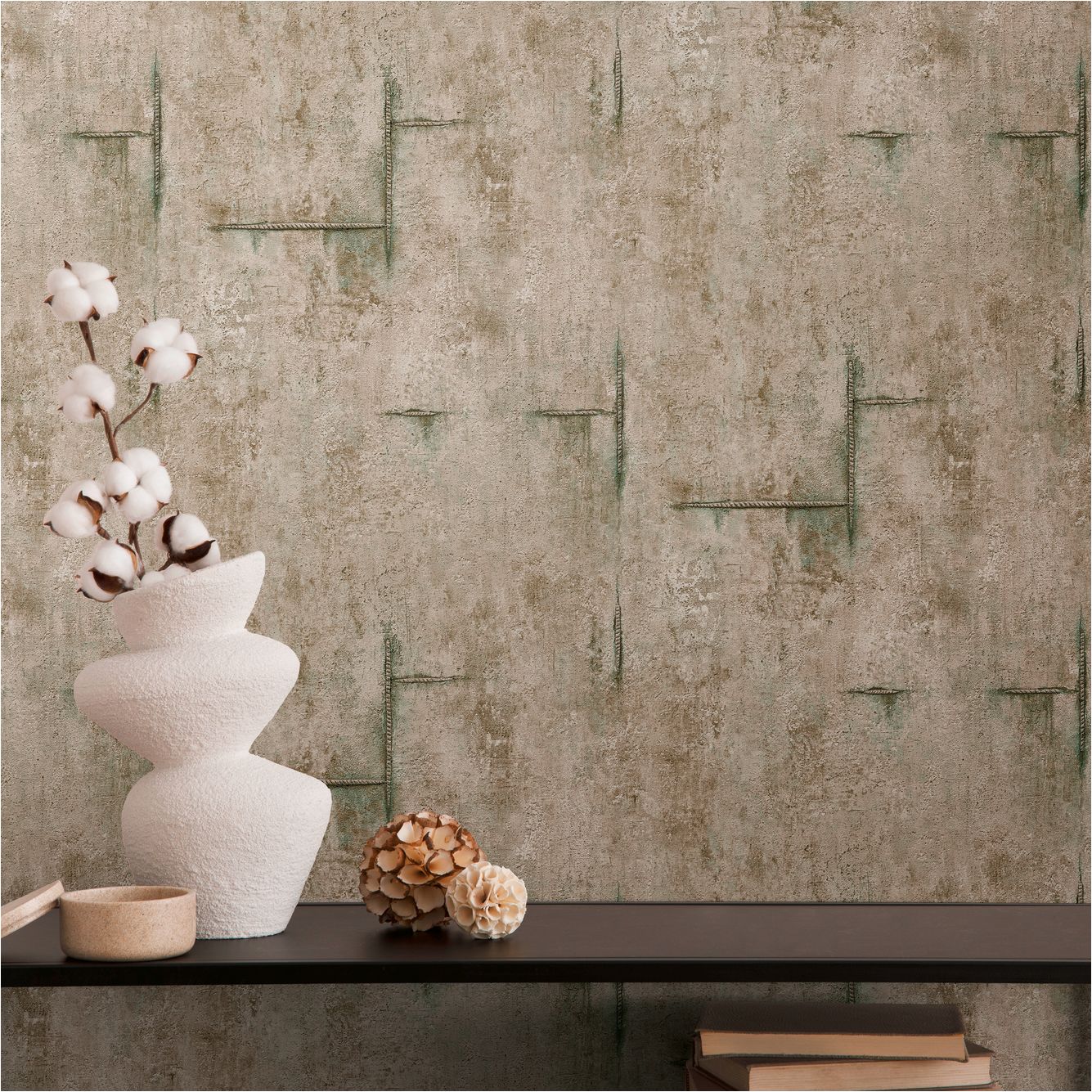 Papel pintado no tejido 790854 Marrón efecto hormigón Industrial CosmoLiving de Cosmopolitan A.S. Creation