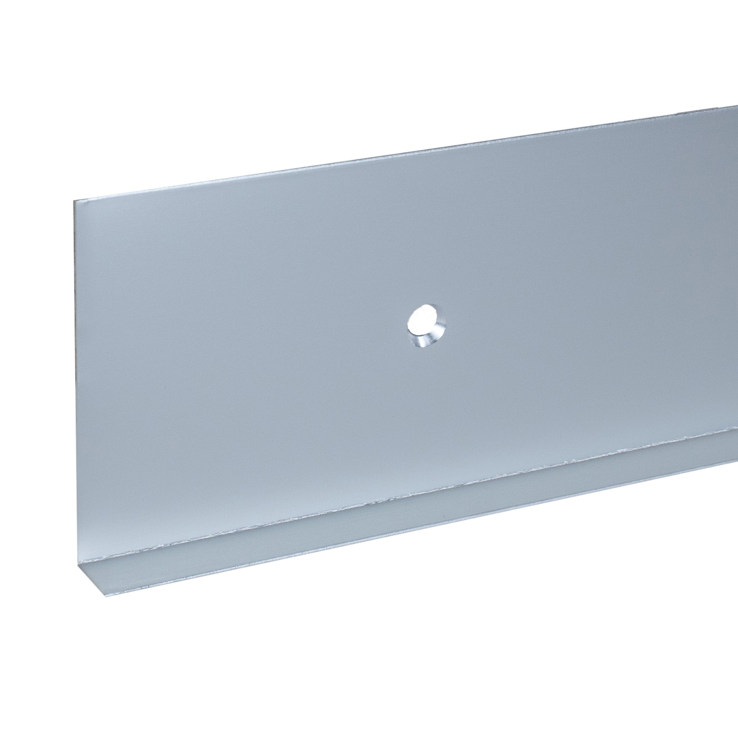 Rodapié metálico Auer, 50 mm de alto, ángulo de 135°, rodapié de aluminio, impermeable, moderno