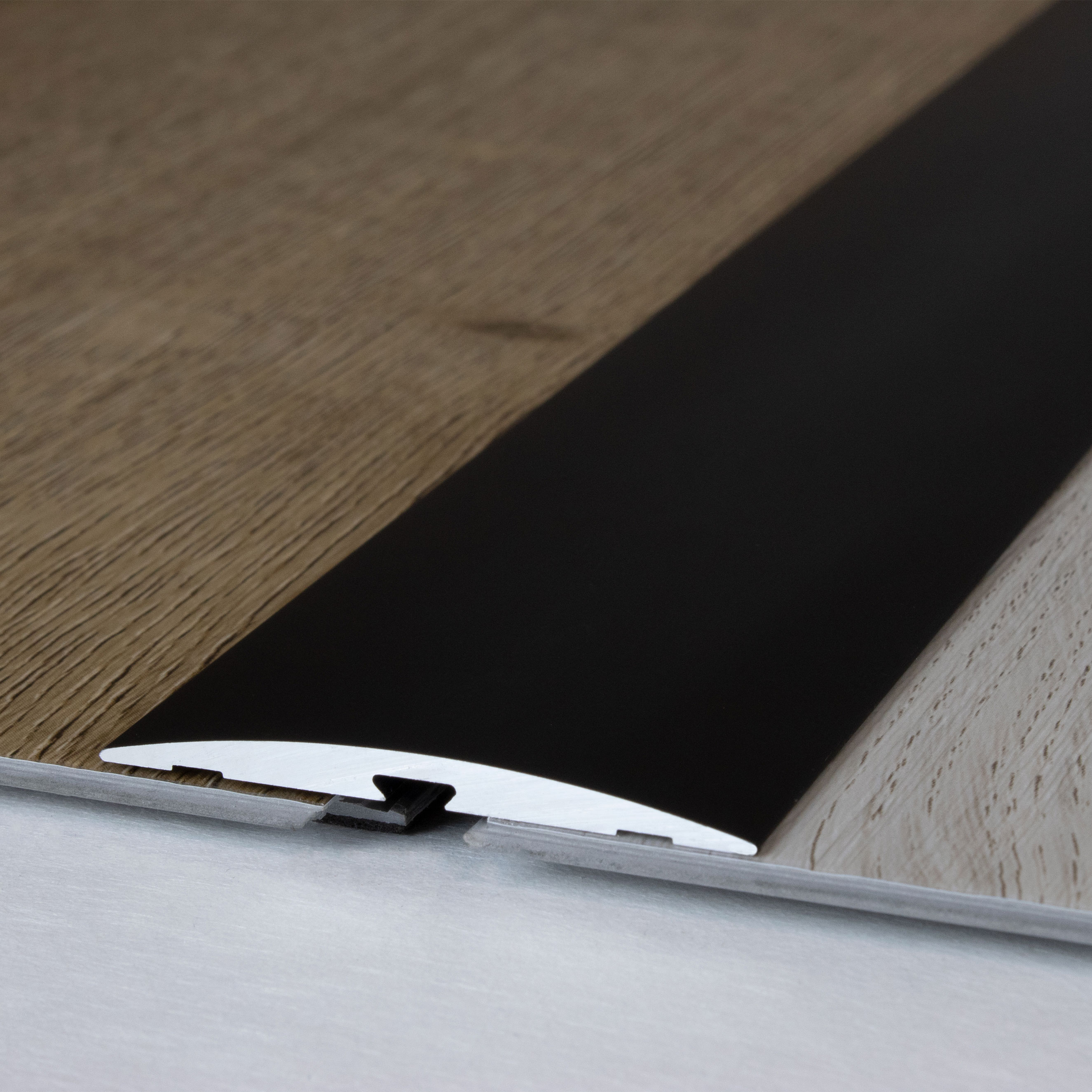 Perfil de transición PROVISTON Brecht H 4 mm W 50 mm tira de transición aluminio anodizado