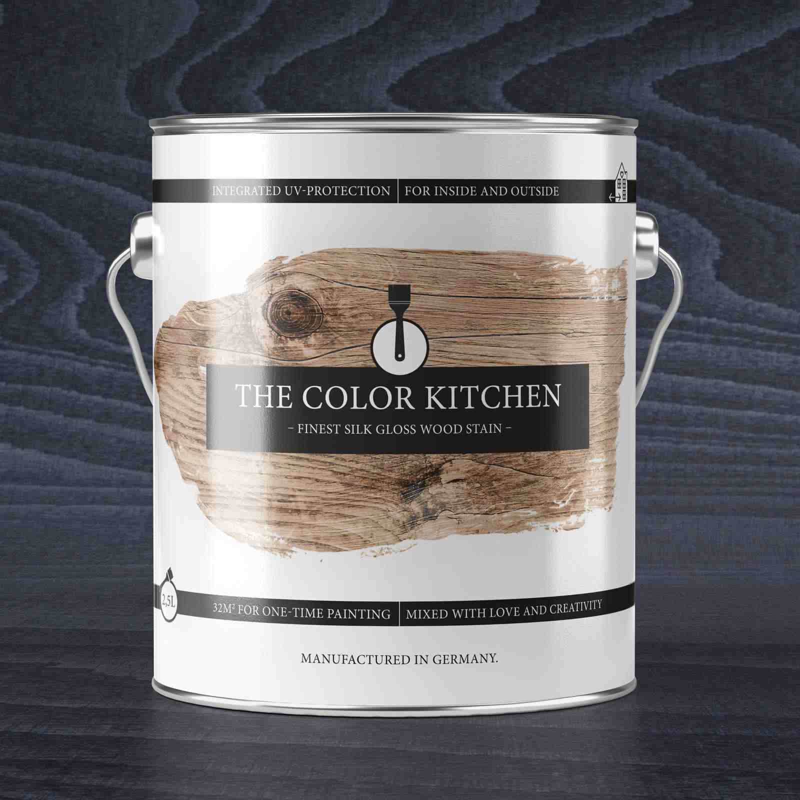 Tinte para madera gris antracita The Color Kitchen Serious Anthracite Uso interior y exterior