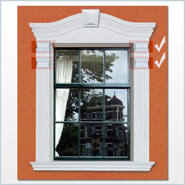 Fassadenzierelement "Offenberg" (Schlussstein)