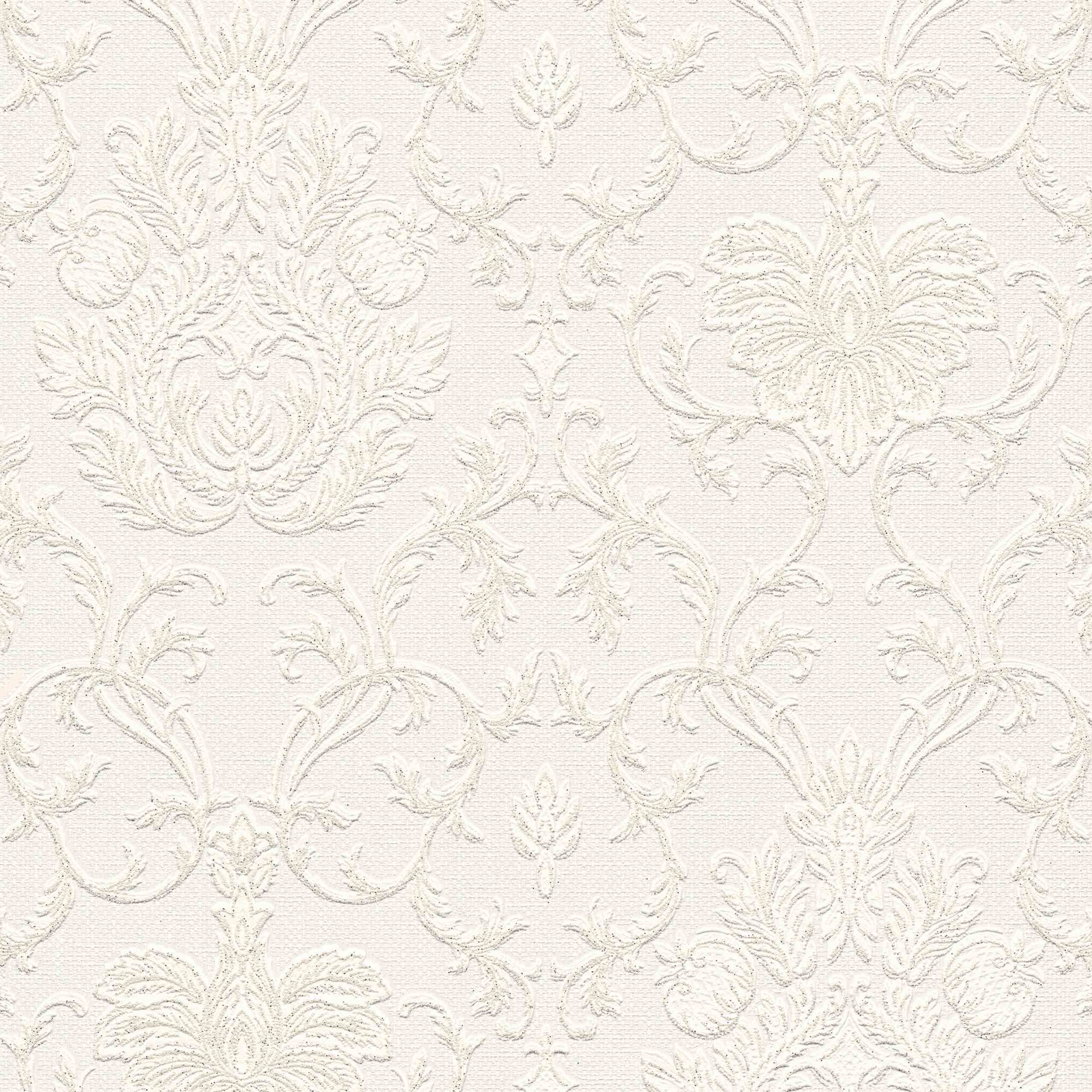 COMO. Creación La Bella Época 538062 papel pintado de papel Patrones y motivos 0,53x10,05m Blanco