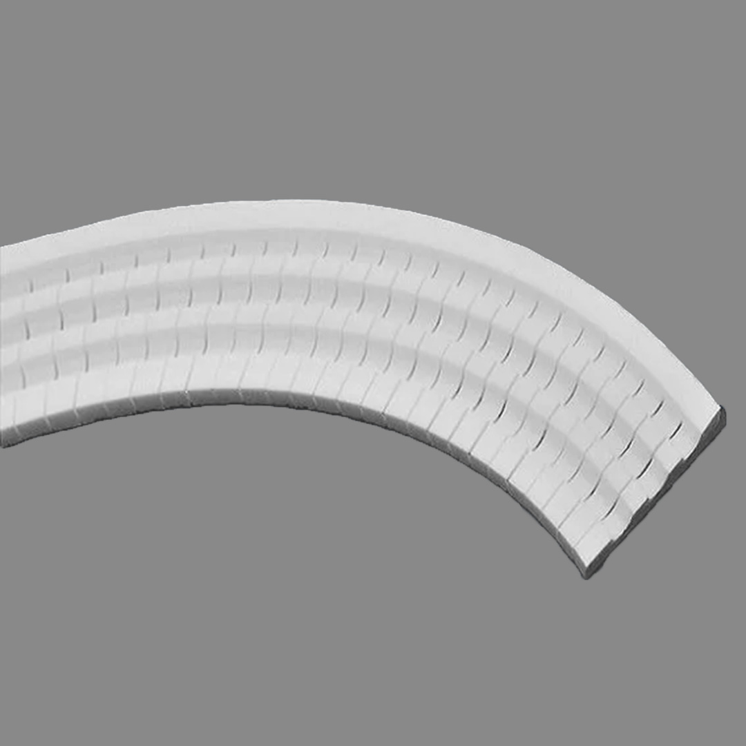 Wiesemann Perfil de fachada para arcos interiores "FP18 Flex I" 18 x 140 x 2000 mm Sin recubrimiento