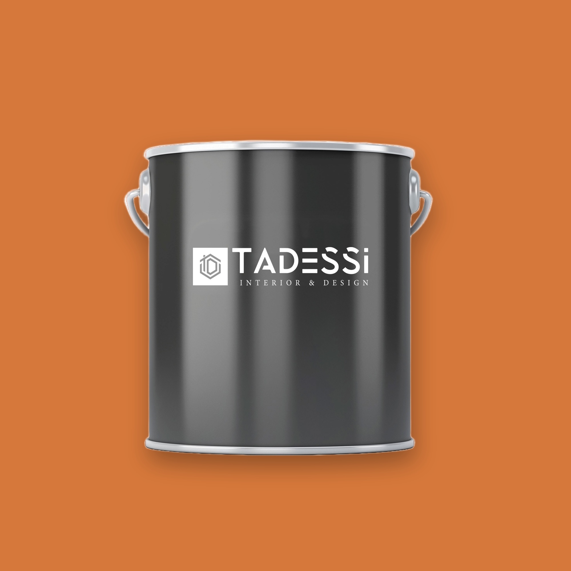 Pintura de pared TADESSI Wall Select Naranja - Champán - Pintura de interior de alta calidad - Color vibrante e intenso