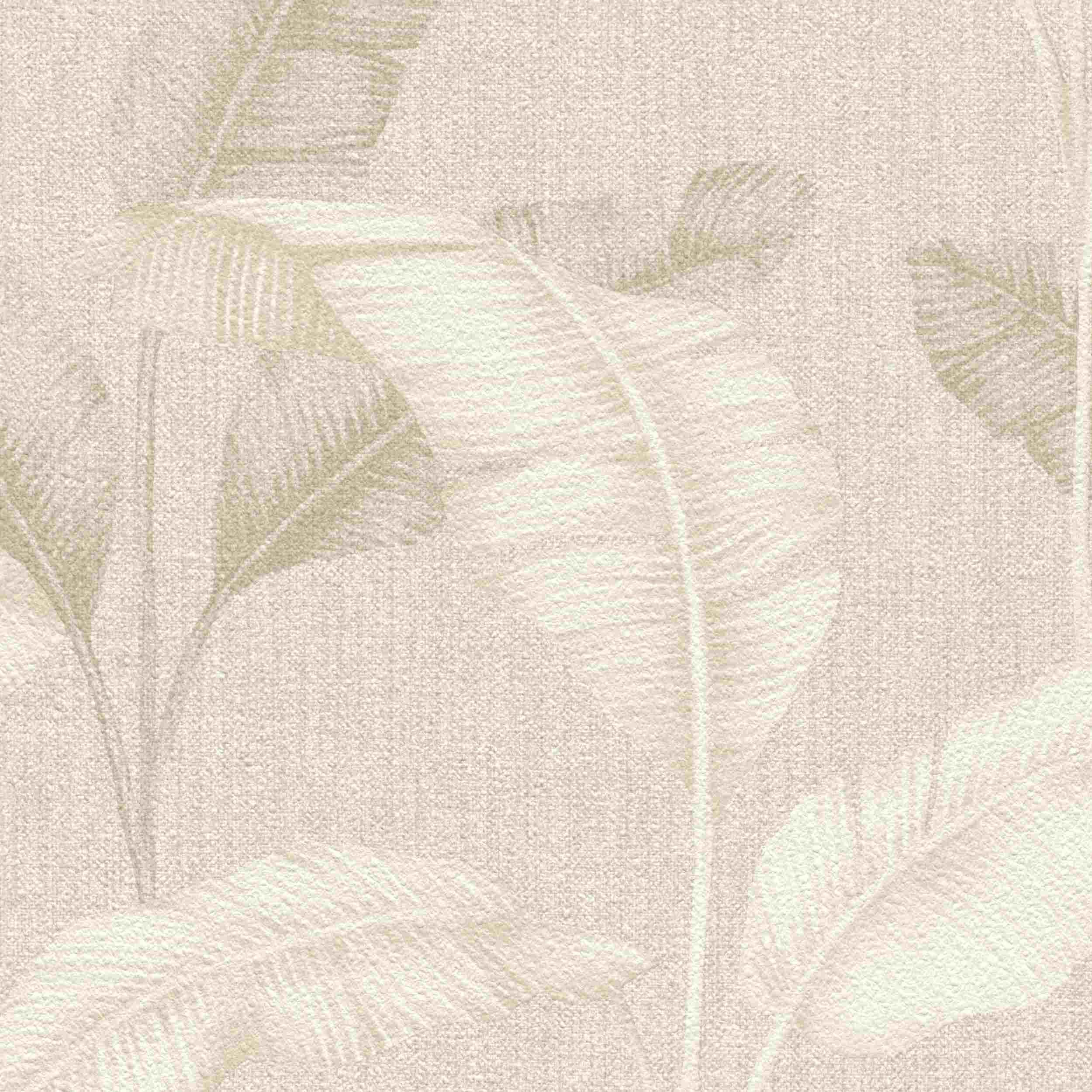 Selección de papel pintado Rasch 200331 0,53 x 10,05 m Beige Selva Botánica