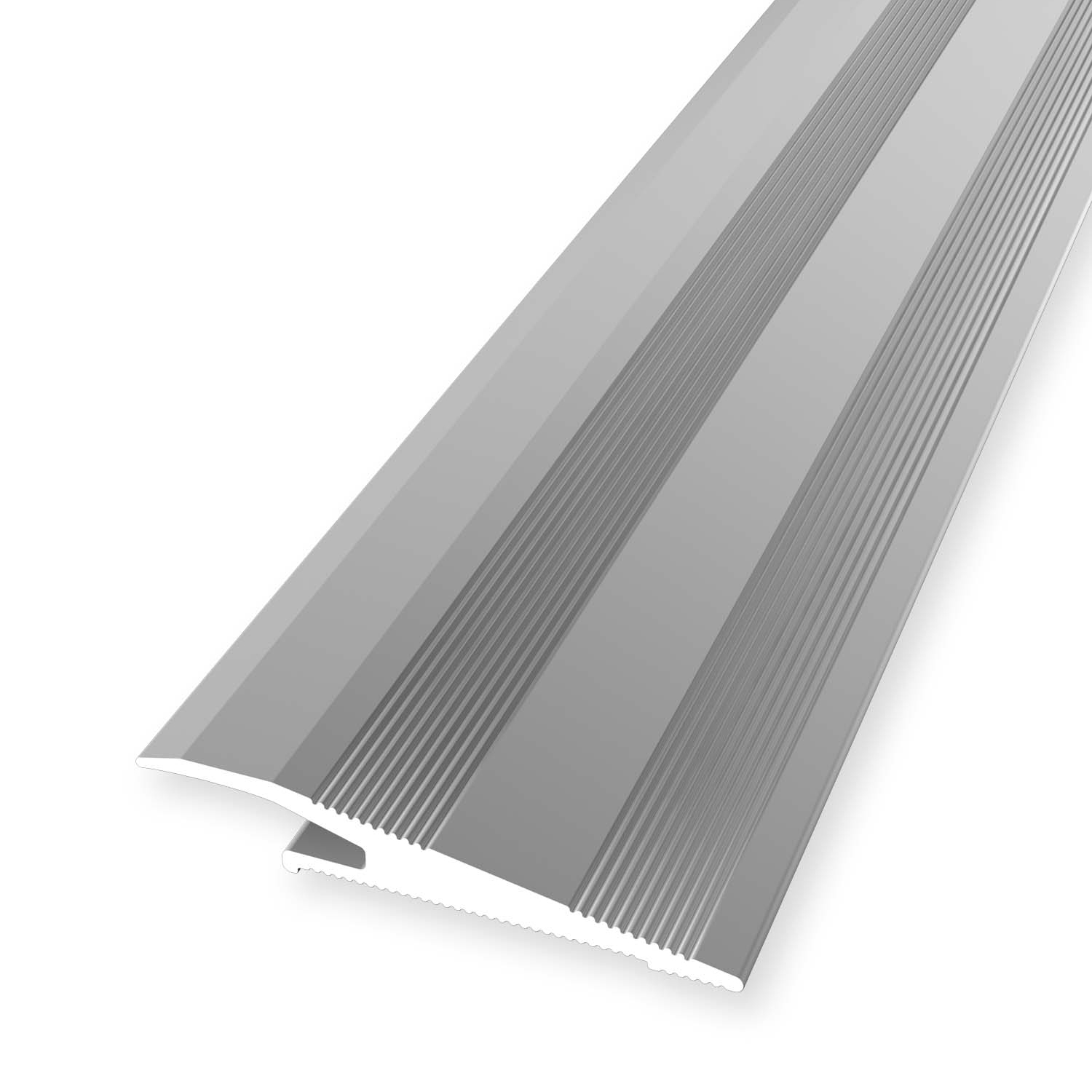 Perfil de compensación 6,3 x 38 x 2700 mm Perfil de ajuste de altura ranurado Küberit de aluminio