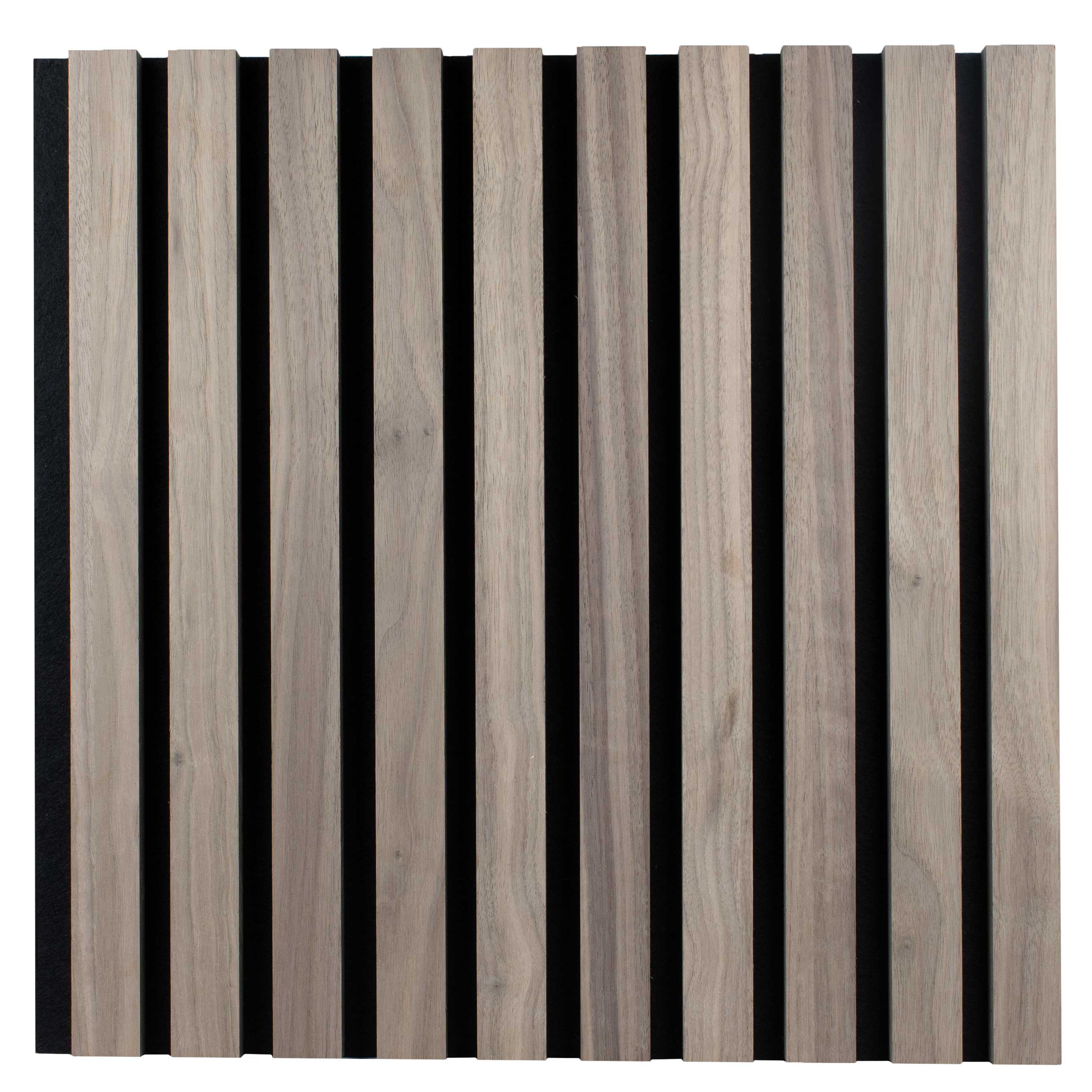 Panel acústico de pared PROVISTON 400 x 400 x 21 mm Paneles acústicos 3D de MDF nogal