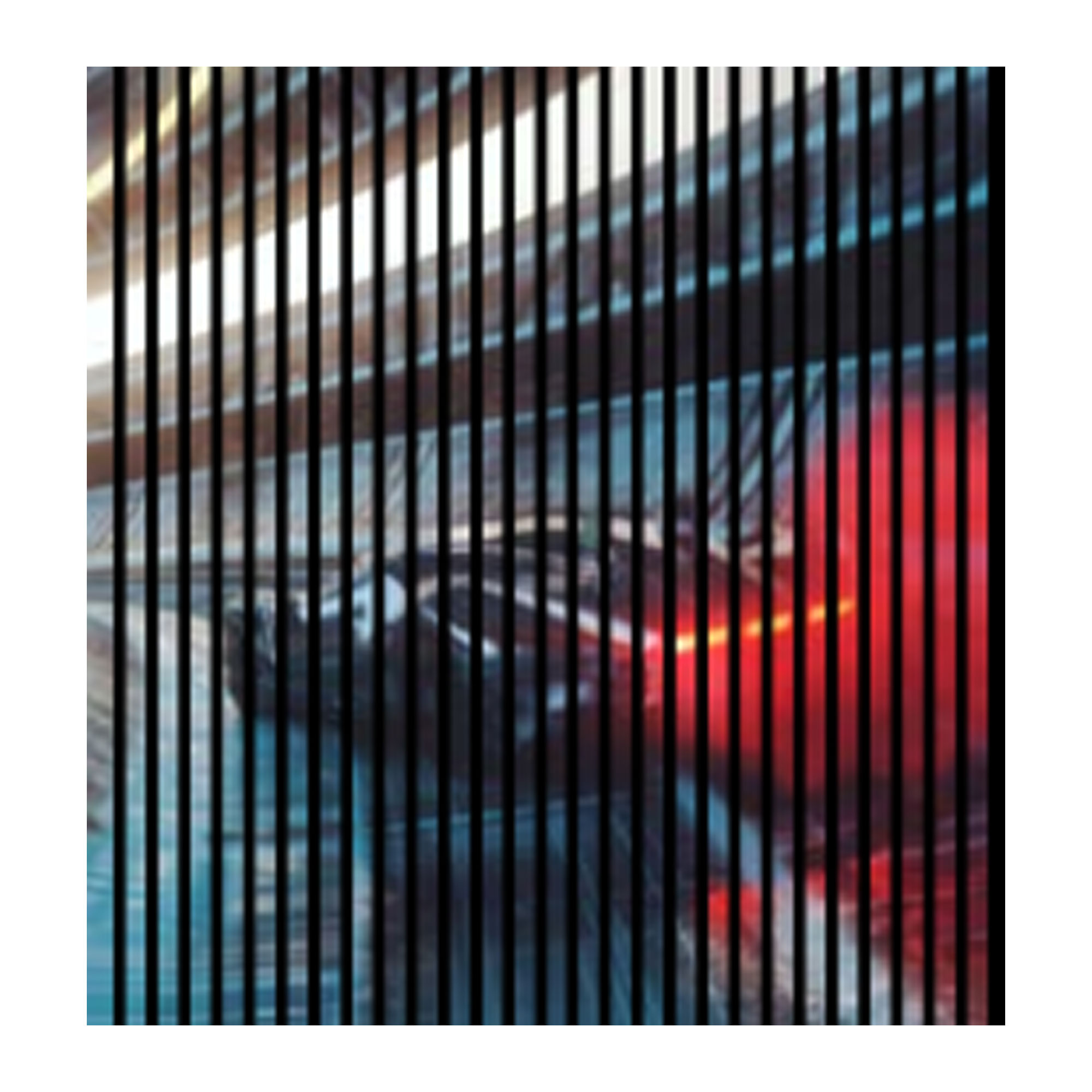 Paneles acústicos con impresión digital de coches y coches de carreras, grises y rojos, en varios tamaños.