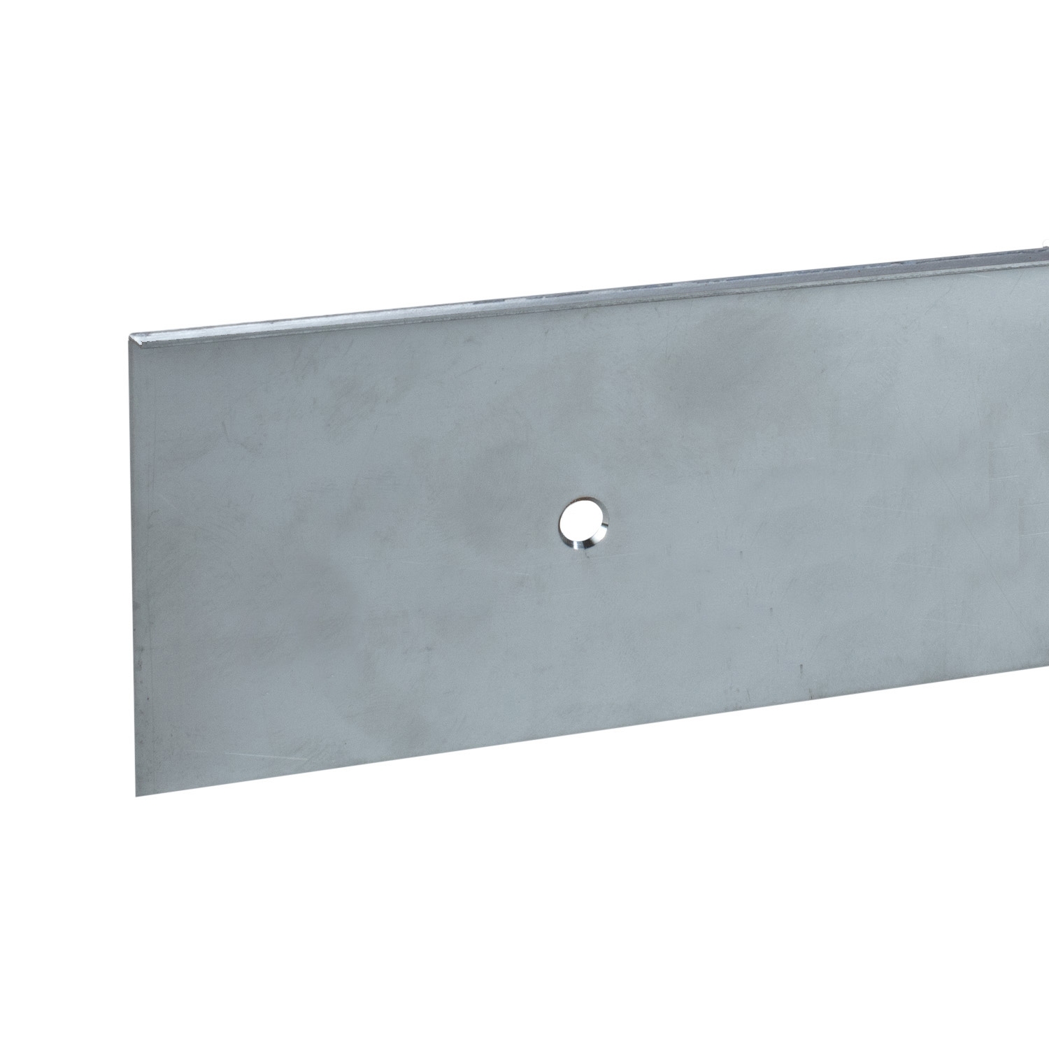 Rodapié metálico Auer, alto 40-100 mm, ancho 6-11 mm, acero inoxidable, impermeable