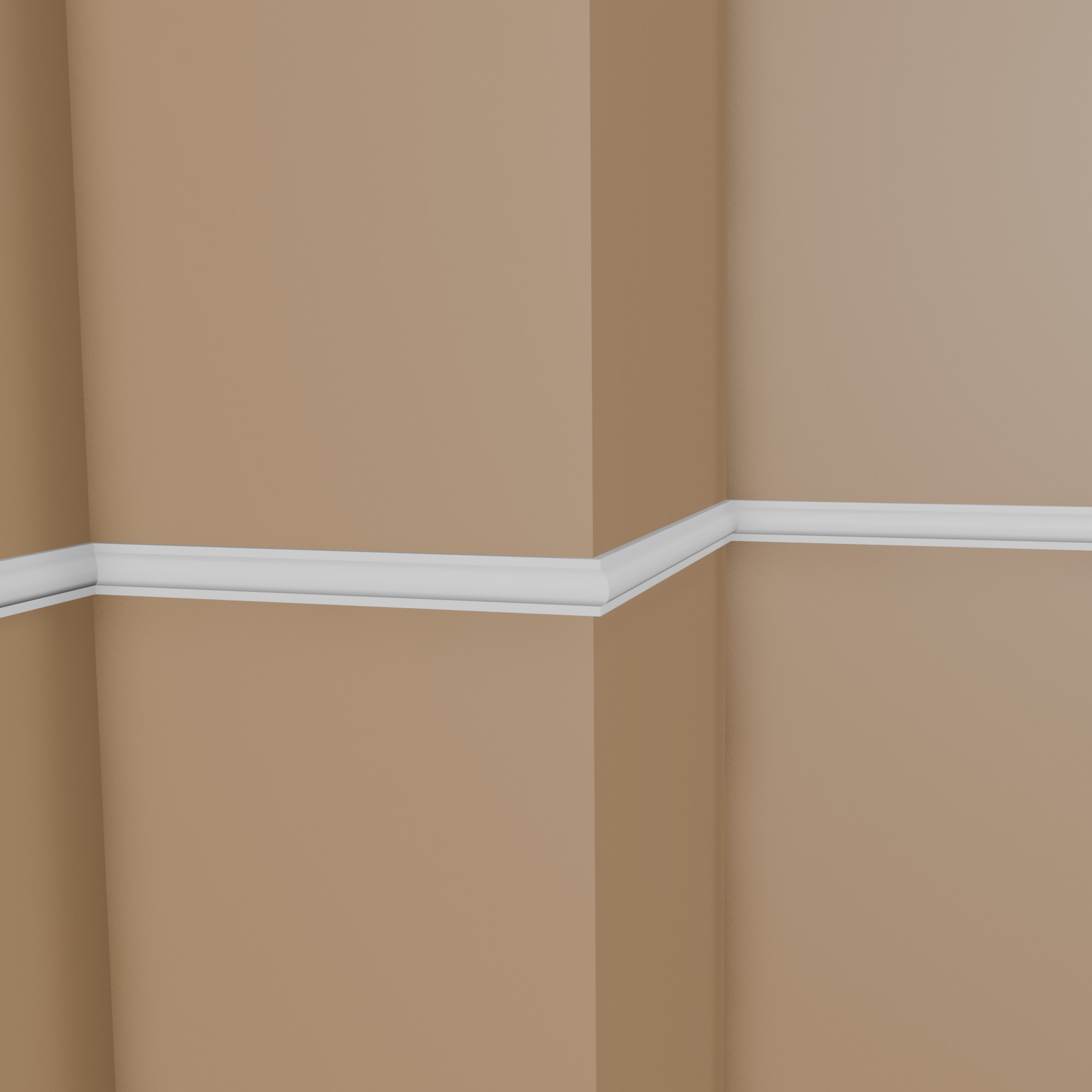 Moldura de pared NMC SP2 ARSTYL de poliuretano, 9 x 22 x 2000 mm, moldura decorativa blanca para estuco