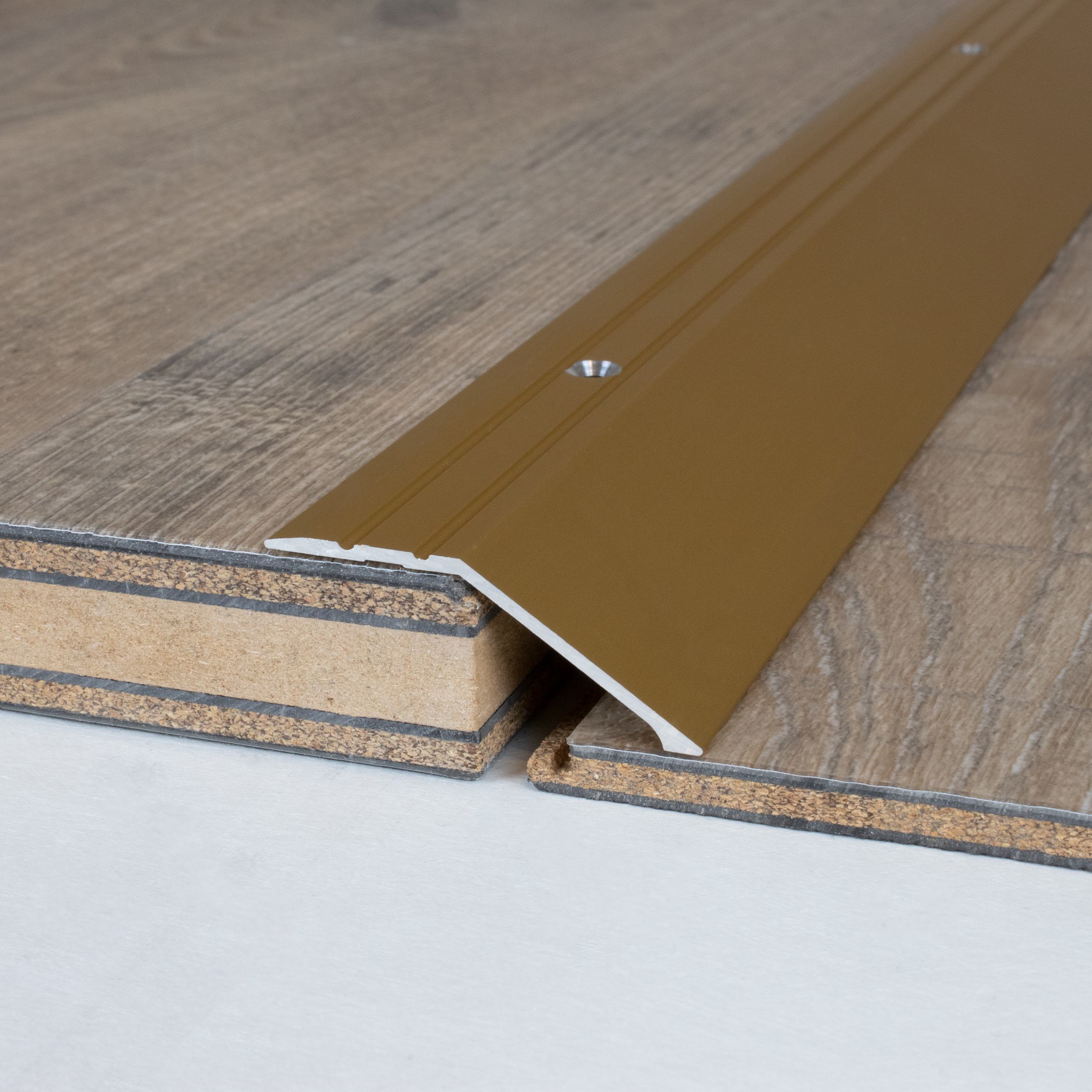 Perfiles de canto y acabado PROVISTON Huntsville Altura 10,3 - 17,3 mm Ancho 47 mm Aluminio anodizado