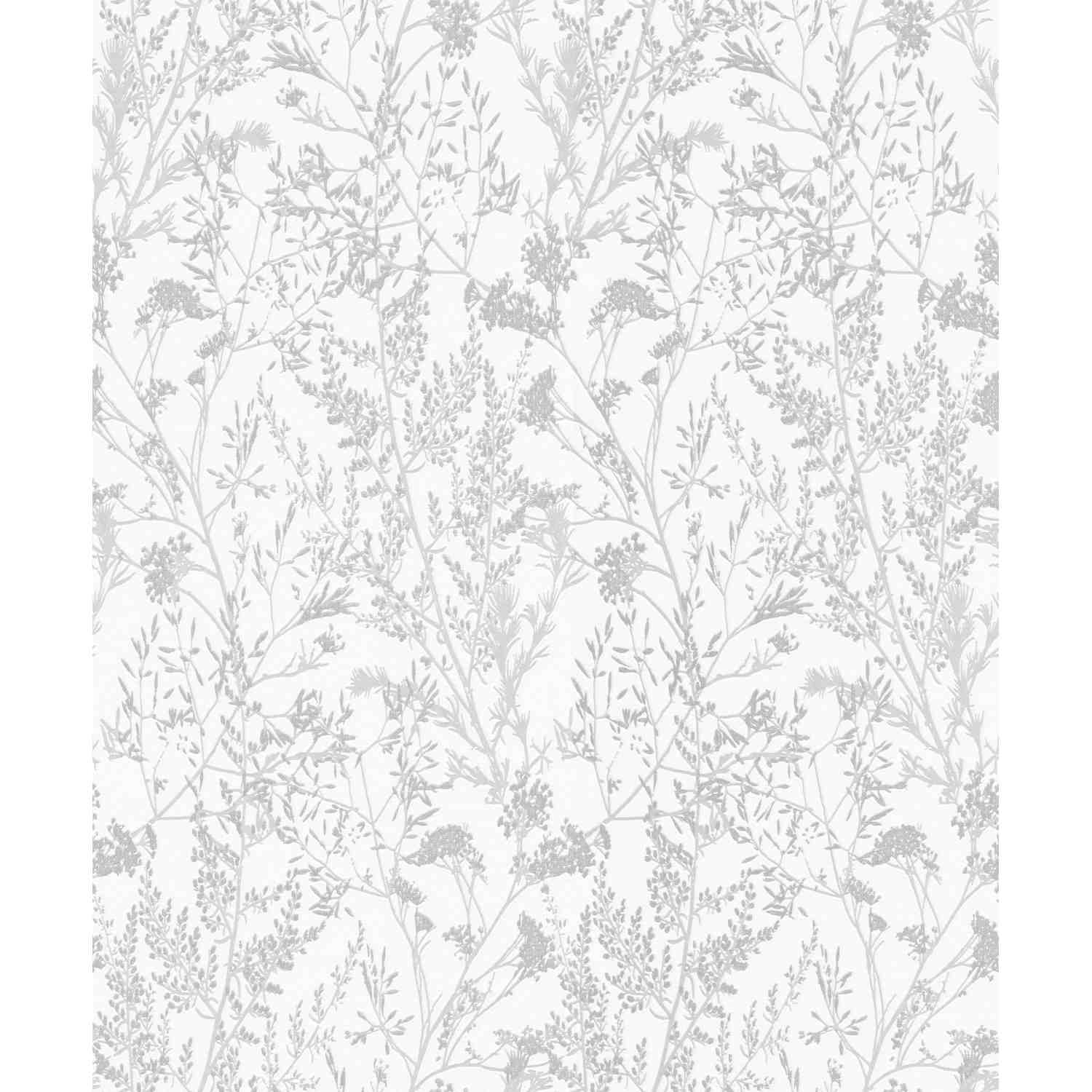 Papel pintado estructural no tejido 10251-31 con estampado floral de flores, 0,53 x 10,05 m, marca Charisma Erismann