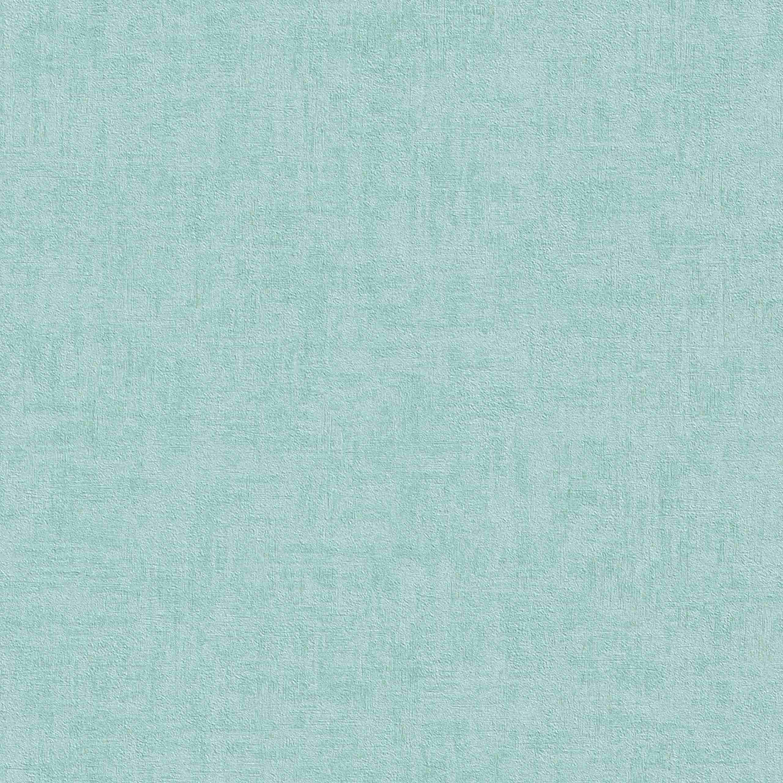 Rasch Jóvenes Artistas 489866 Papel pintado no tejido Liso Color sólido 0,53 x 10,05 m Turquesa