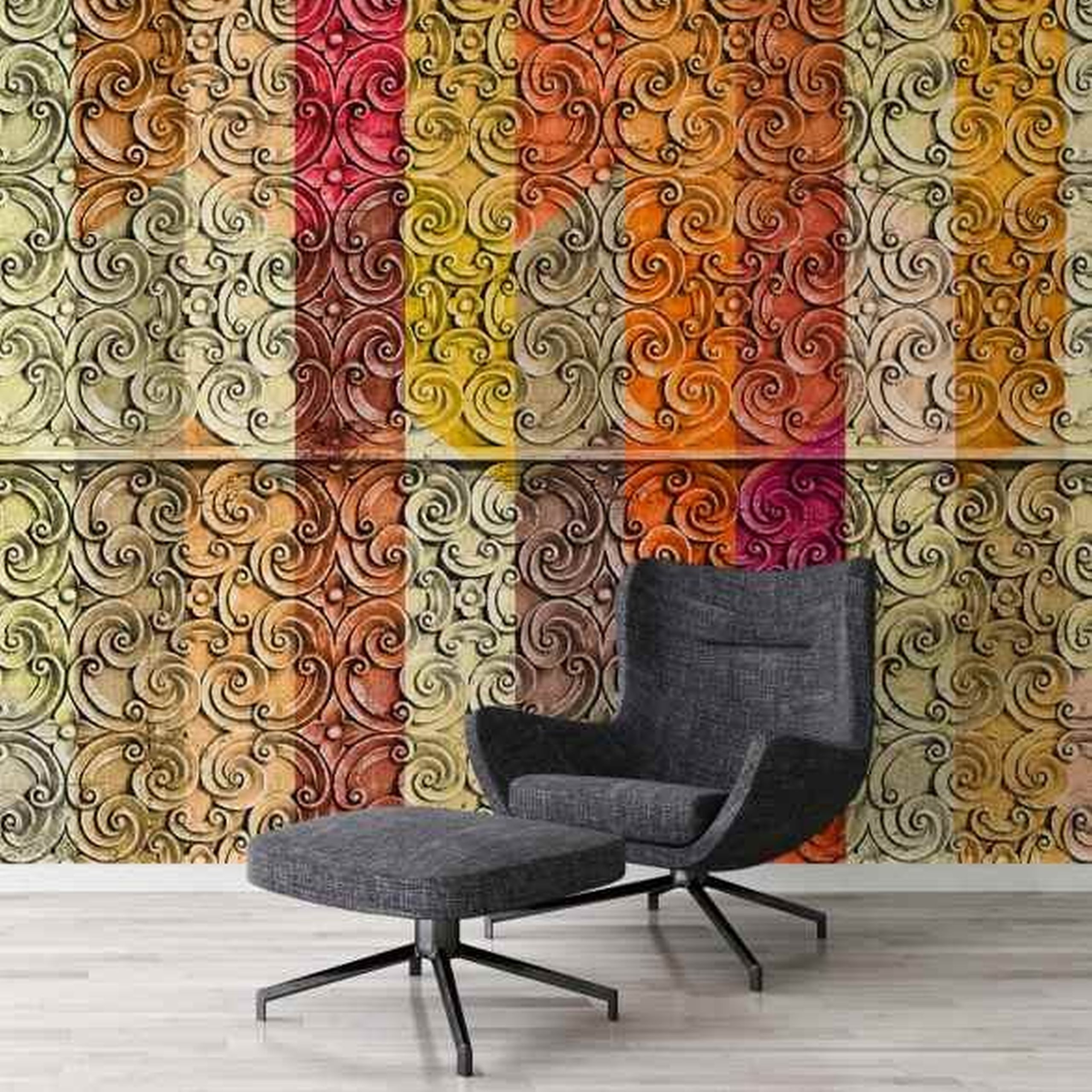 A.S. Creation Atelier 47 DD116990 Fotomural Tejido no tejido 500 x 270 cm Moderno Naranja