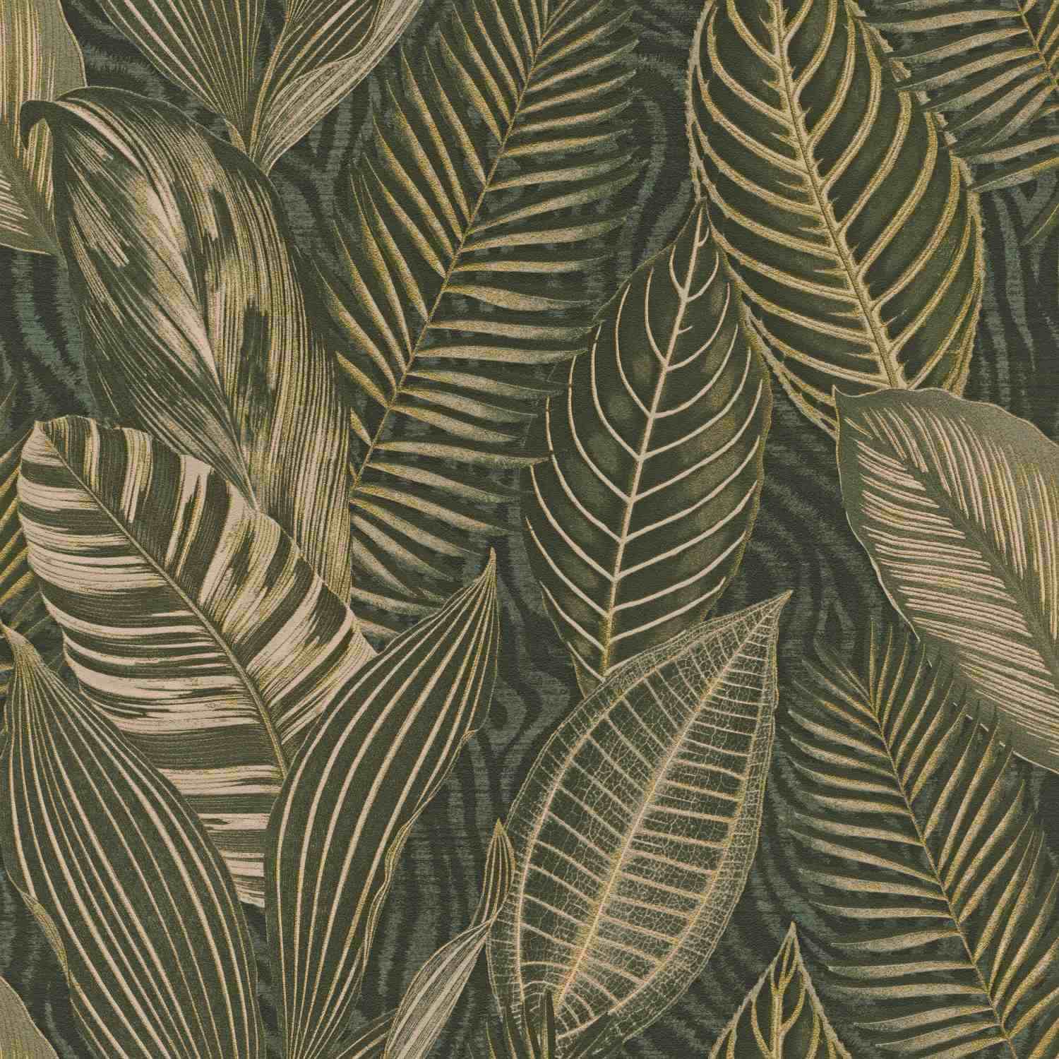 Rasch Reina Africana III 751826 Papel pintado no tejido Botánico 0,53 x 10,05 m Verde