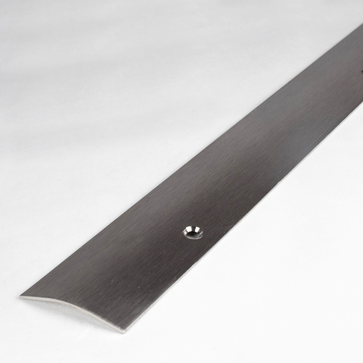 Perfil de transición Auer Emmen, 6 mm de alto, 50 mm de ancho, tira de transición de acero inoxidable