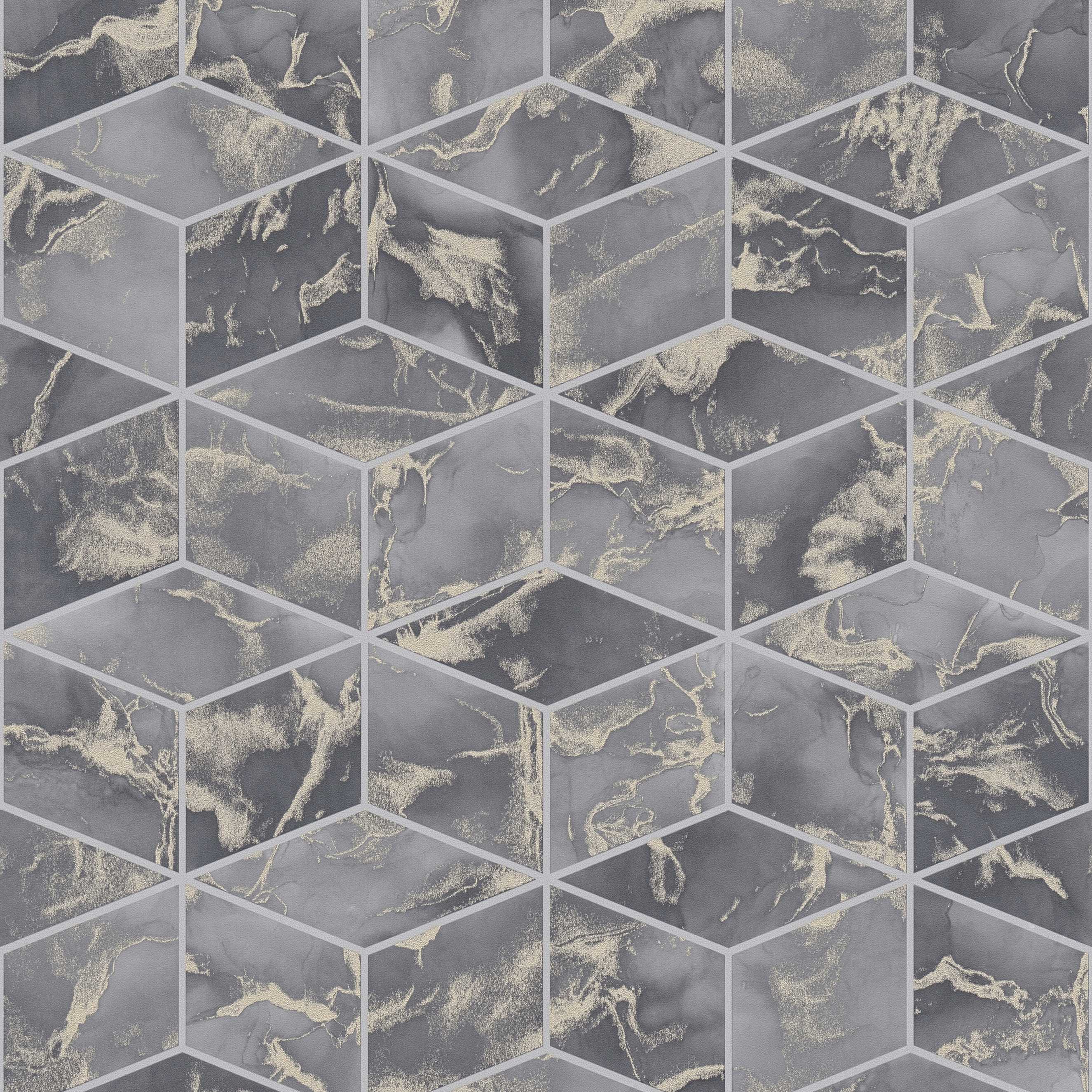 A.S. Creation Metropolitan Stories 2 378633 Papel pintado no tejido Efecto 3D 0,53 x 10,05 m Gris