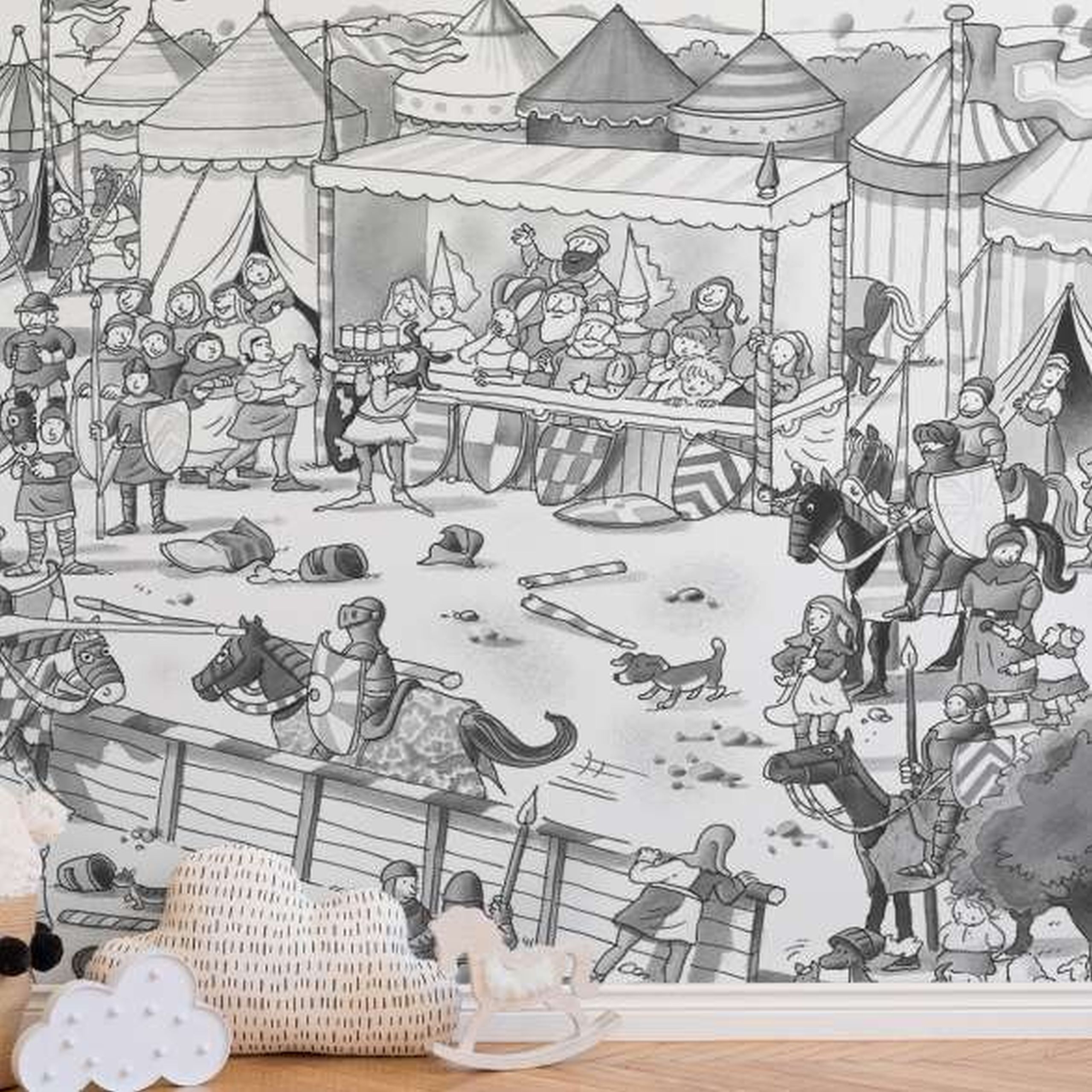 A.S. Creation XXL 5 DD114813 Fotomural Tejido no tejido Varios tamaños Habitación infantil Gris