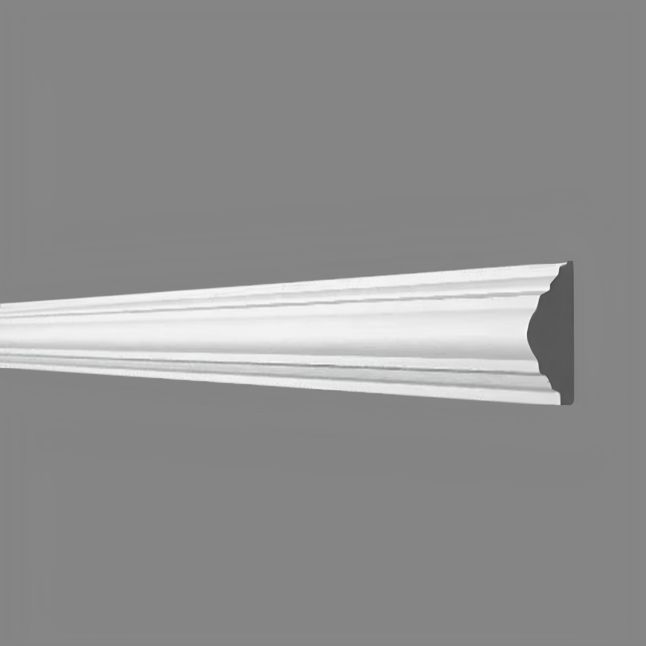 PROVISTON | Zwickau moldura decorativa | yeso | 25 x 48 x 910 mm | molduras pared | blanco