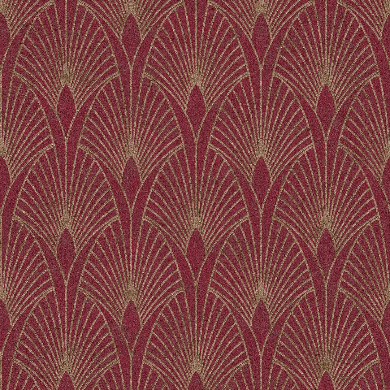 A.S. Creation New Walls 374274 Papel pintado no tejido Vintage Retro 0,53 x 10,05 m Rojo