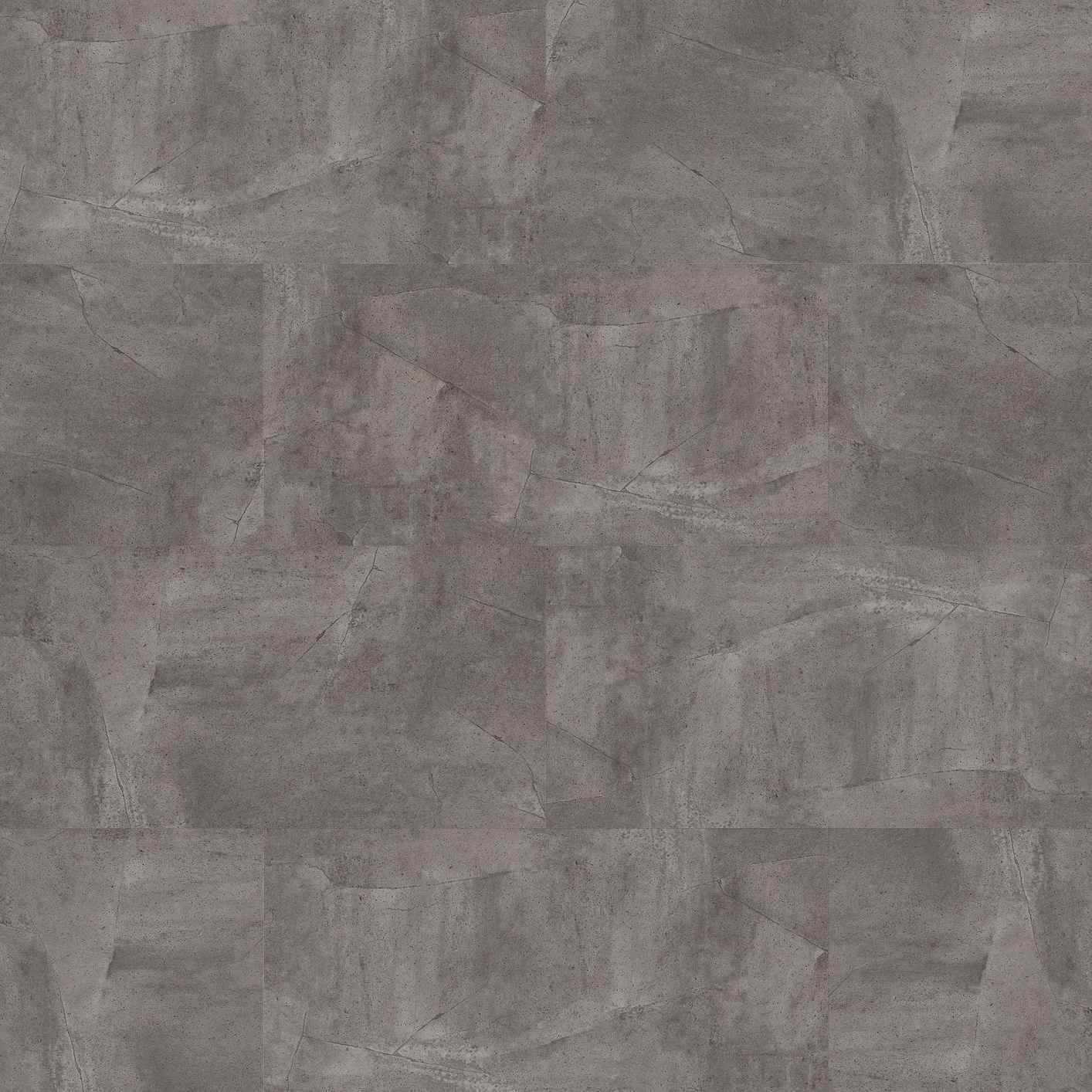 Suelo vinílico clásico de diseño, 950 x 480 x 2,5 mm, adhesivo, imitación piedra, gris cemento NKL42