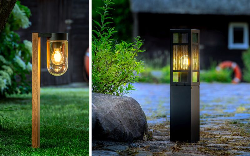Moderne Außenleuchten für Garten und Terrasse: stilvolle Beleuchtung, die Wege, Hauswände und Sitzbereiche in stimmungsvolles Licht taucht 