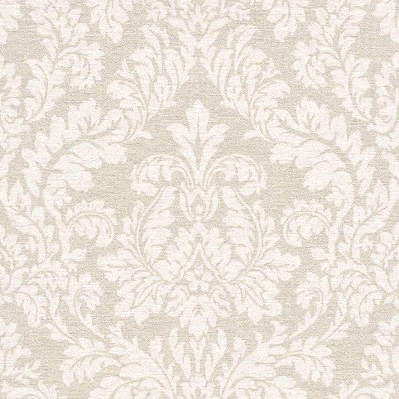 Rasch Florentine 449020 Papel pintado no tejido estilo barroco 0,53 m x 10,05 m Beige