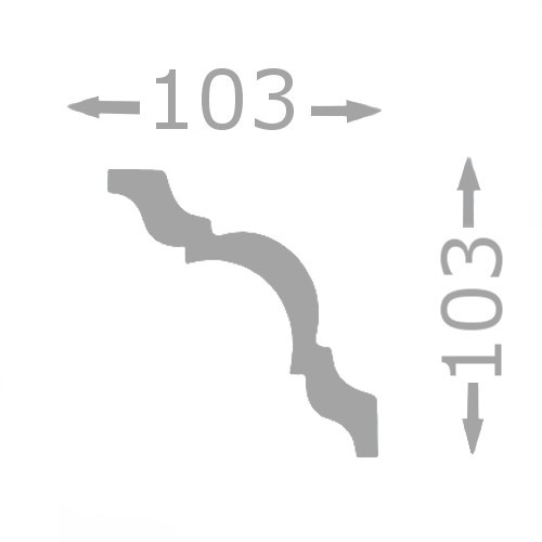 Stuckleiste "Baberi 9" - 2