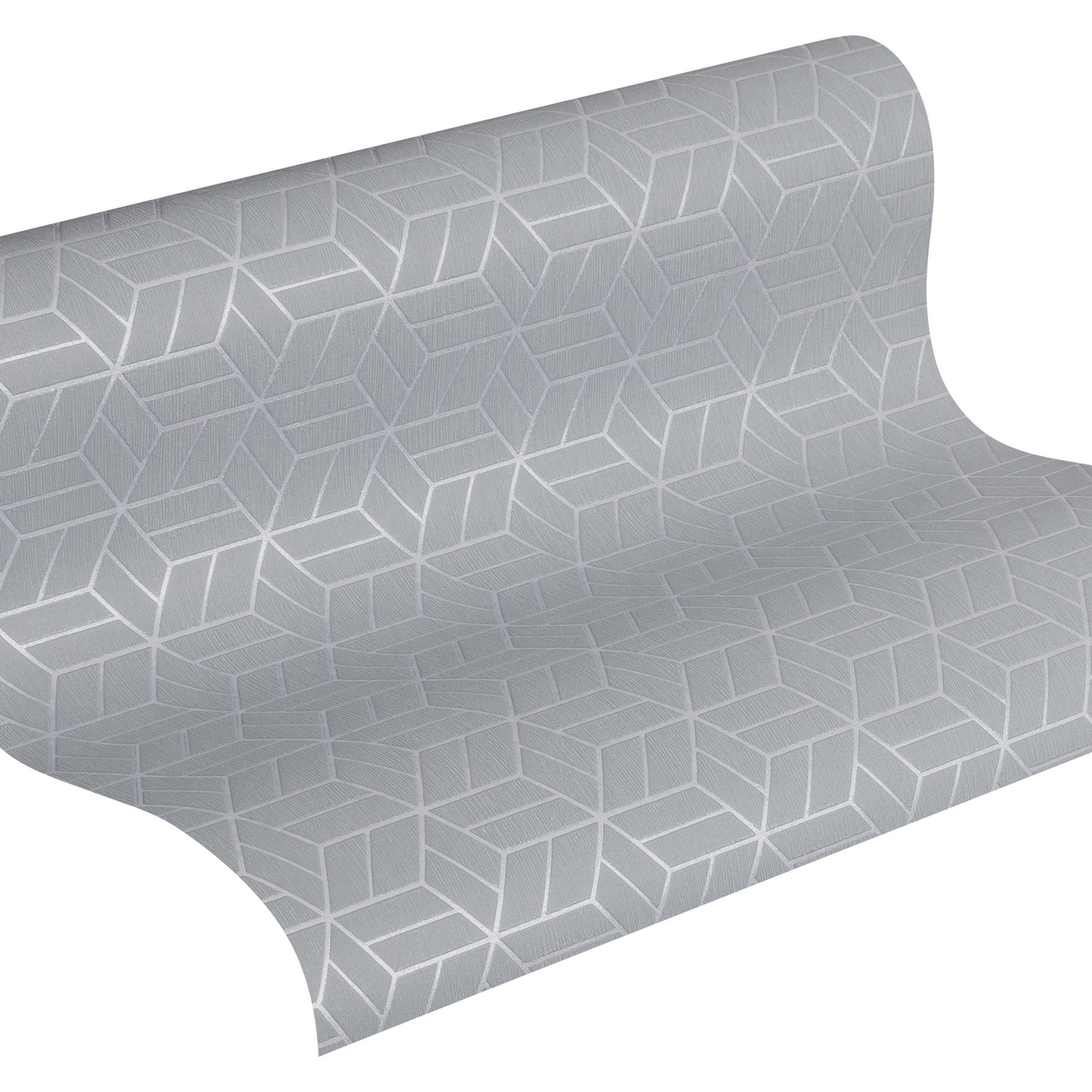A.S. Creation Metropolitan Stories 369204 Papel pintado no tejido Efecto 3D 0,53 x 10,05 m Gris