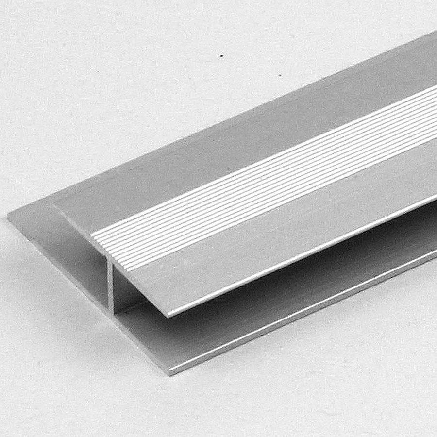 Perfil de transición PROVISTON Madoc B, altura de borde de 38 mm, tira de transición de 8,3 mm, aluminio anodizado