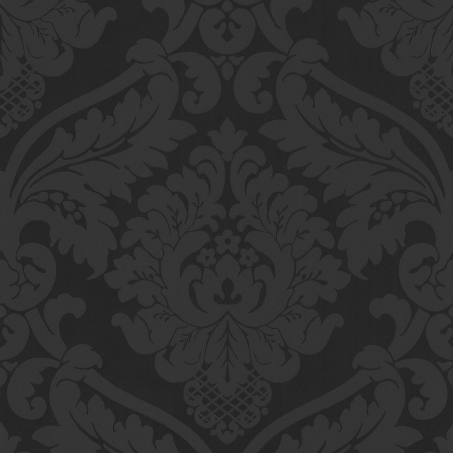 Papel pintado no tejido 552631, motivos estampados en blanco y negro, 4 A.S. Creation
