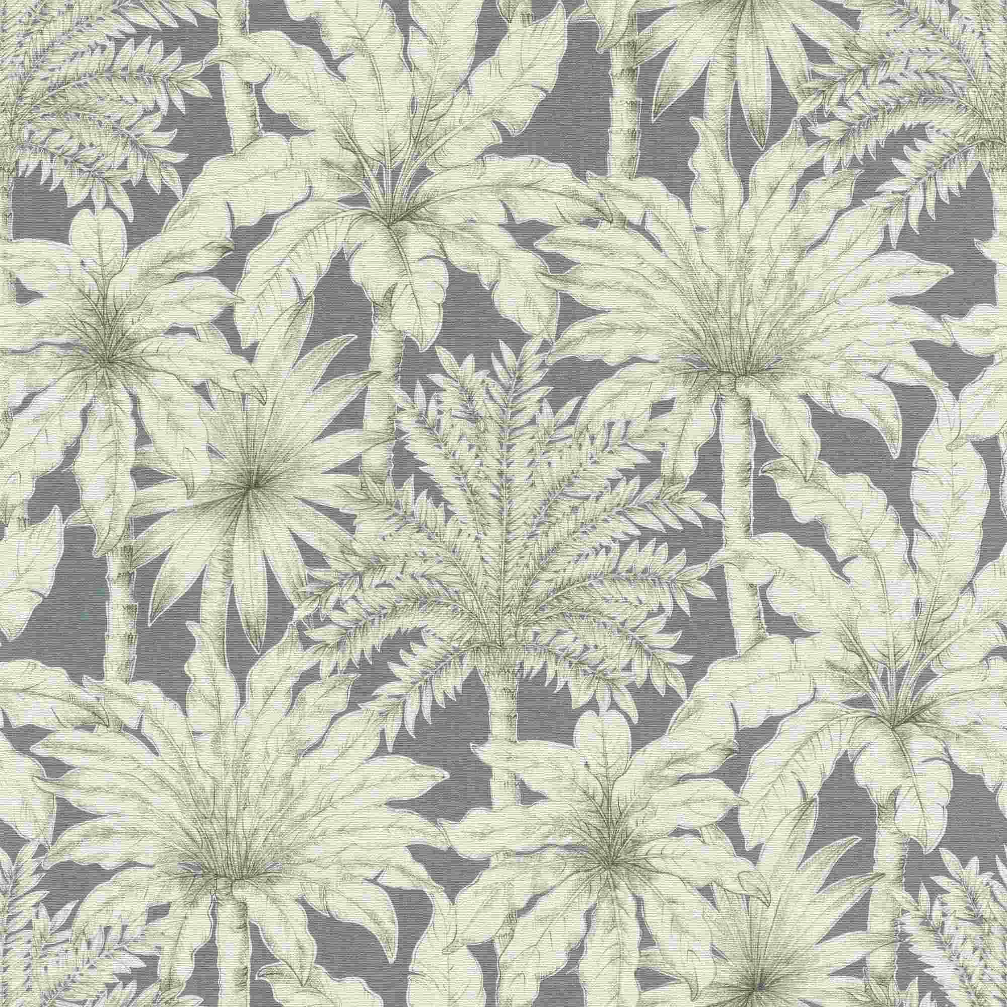 Rasch Selección 832723 Papel pintado no tejido Botánico 10,05 x 0,53 m Gris Verde
