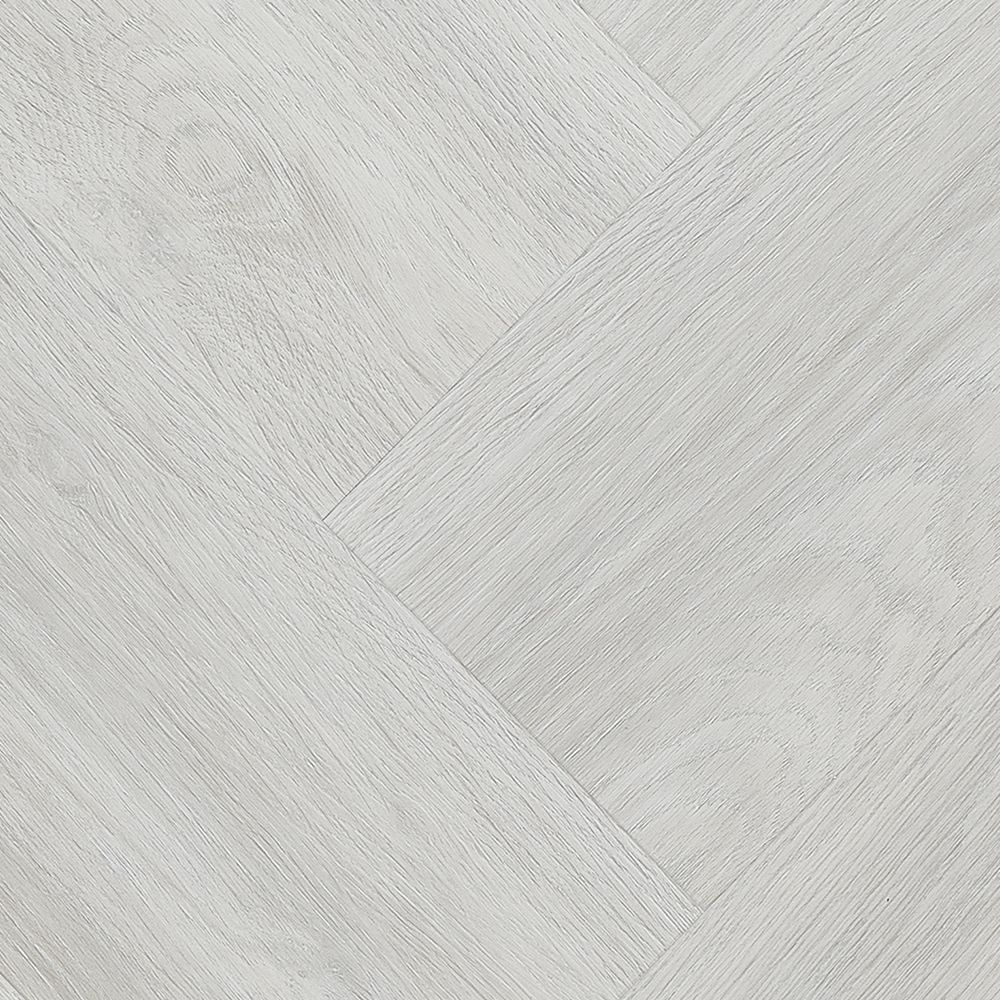 Suelo vinílico AMARON Herringbone Hayworth Oak 592 x 148 x 5 mm Click vinilo Gris NKL42