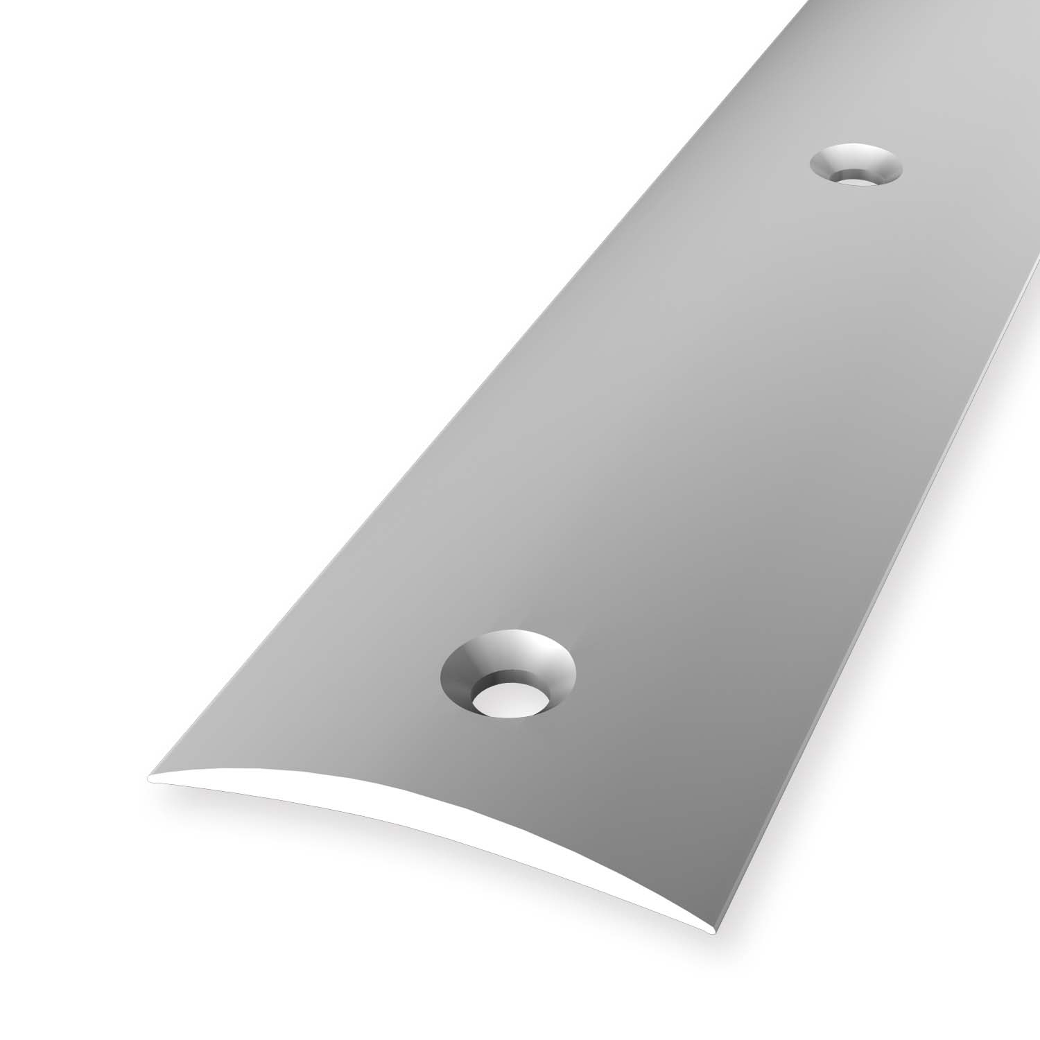 Perfil de transición de aluminio liso de 5 x 40 mm, varias longitudes Küberit