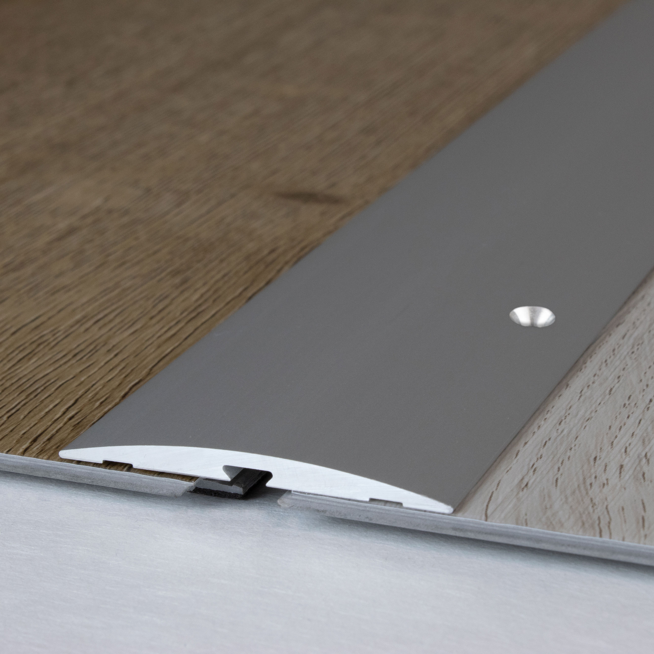 Perfil de transición PROVISTON Brecht H 4 mm W 50 mm tira de transición aluminio anodizado