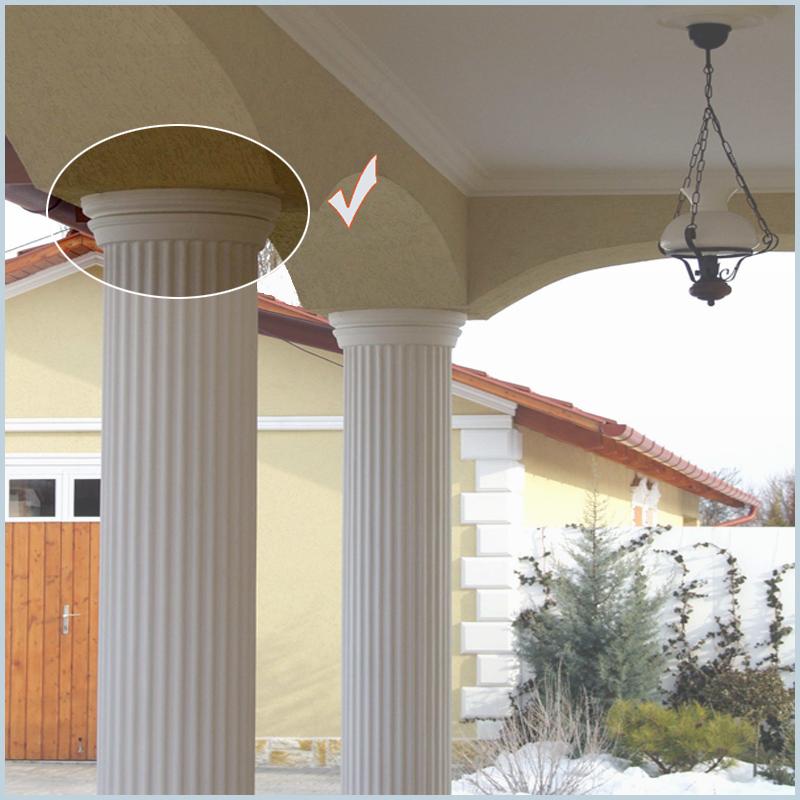 Säulendekoration mit "Wiesemann FP13 SK"