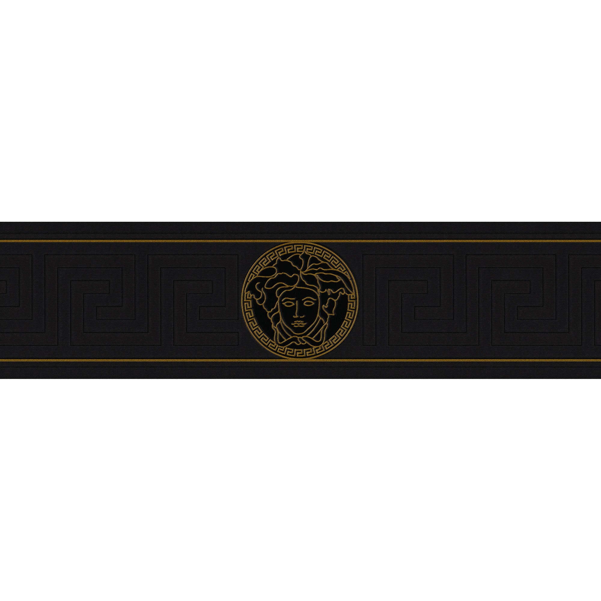 A.S. Creation Versace 3 935224 Borde no tejido borde 0,13 x 5 m Plata