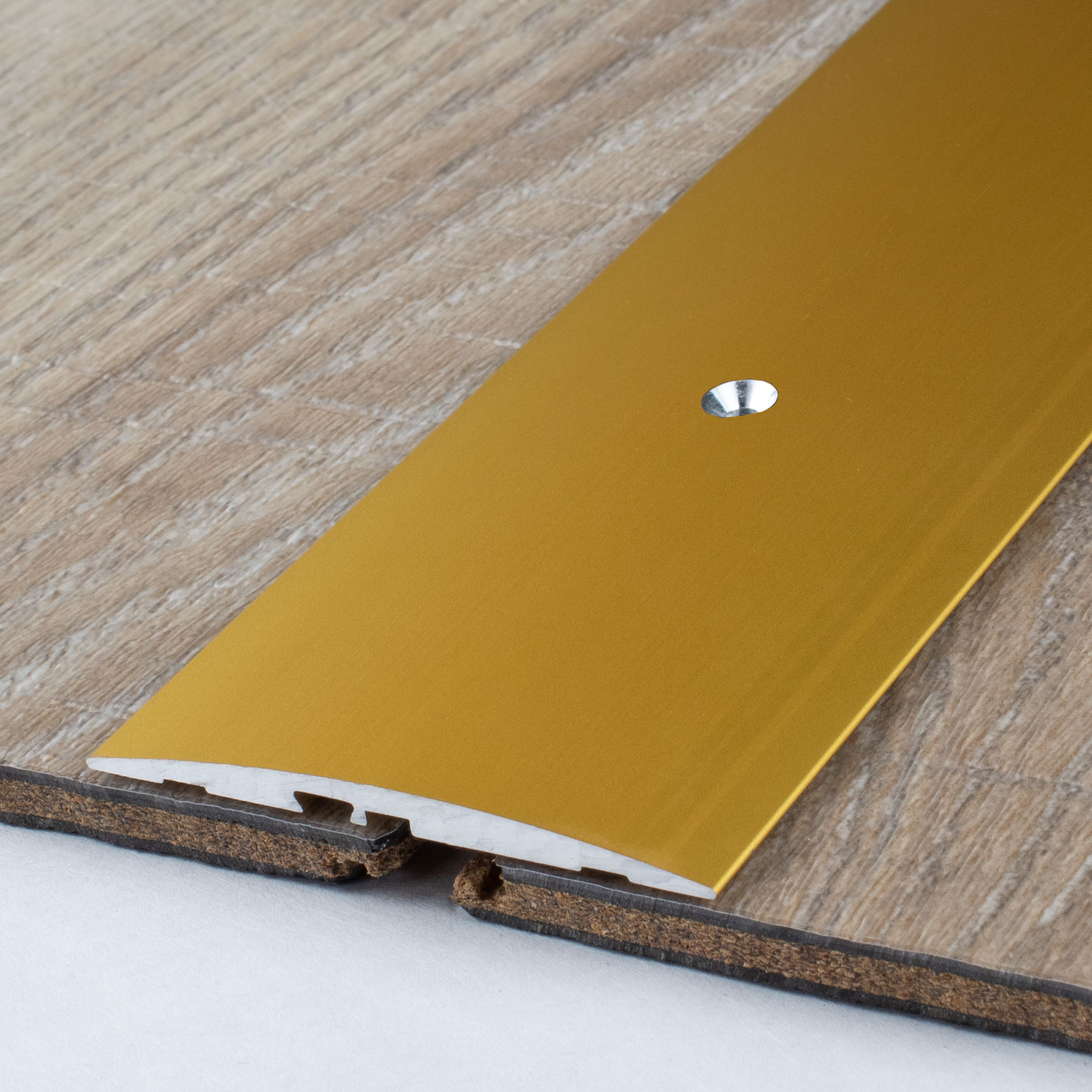 Perfil de transición PROVISTON, altura 4 mm, ancho 58 mm, tira de transición, aluminio