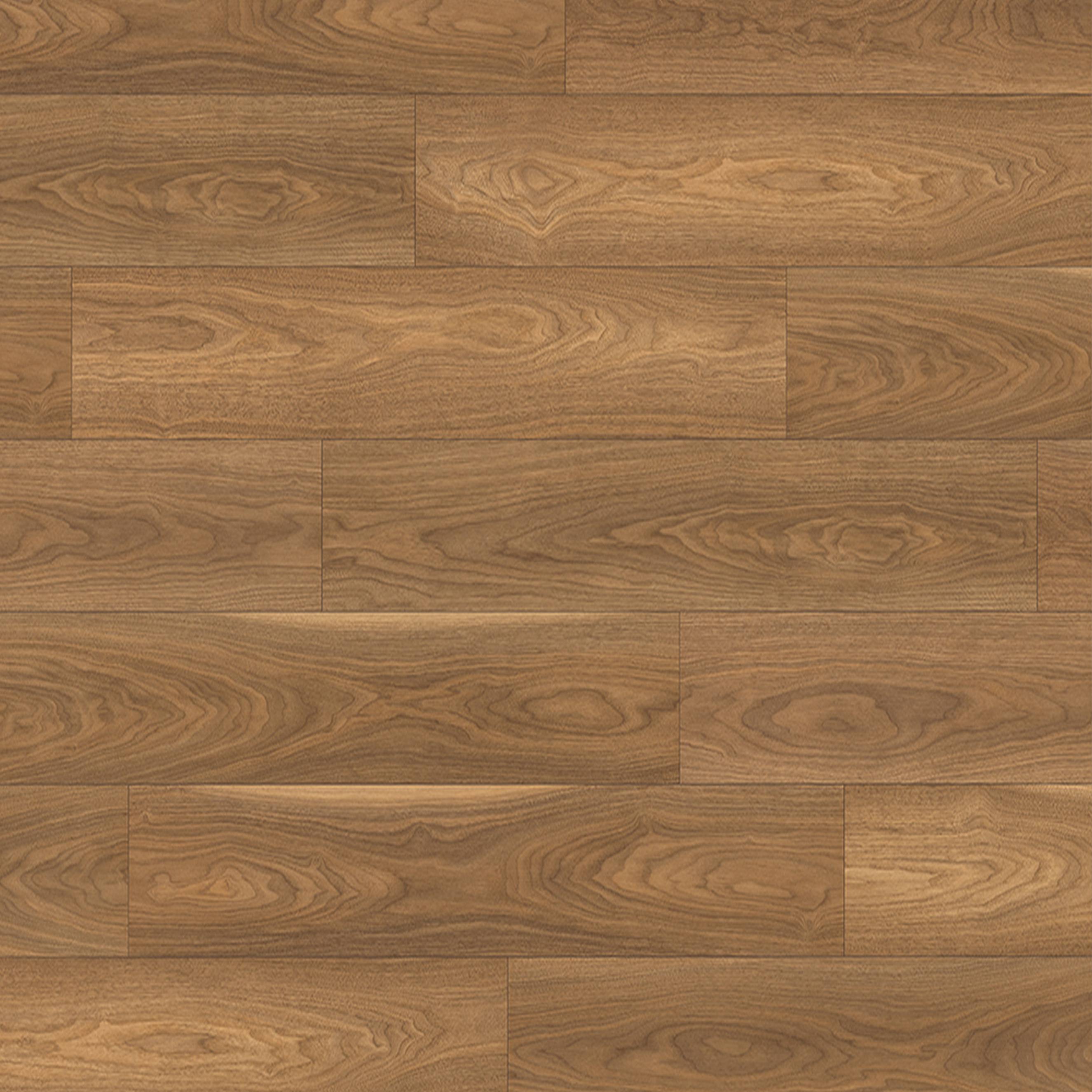 Laminado PRO EPL109 1292 x 193 x 7 mm Suelo laminado clic imitación madera Nogal Marrón oscuro NKL31