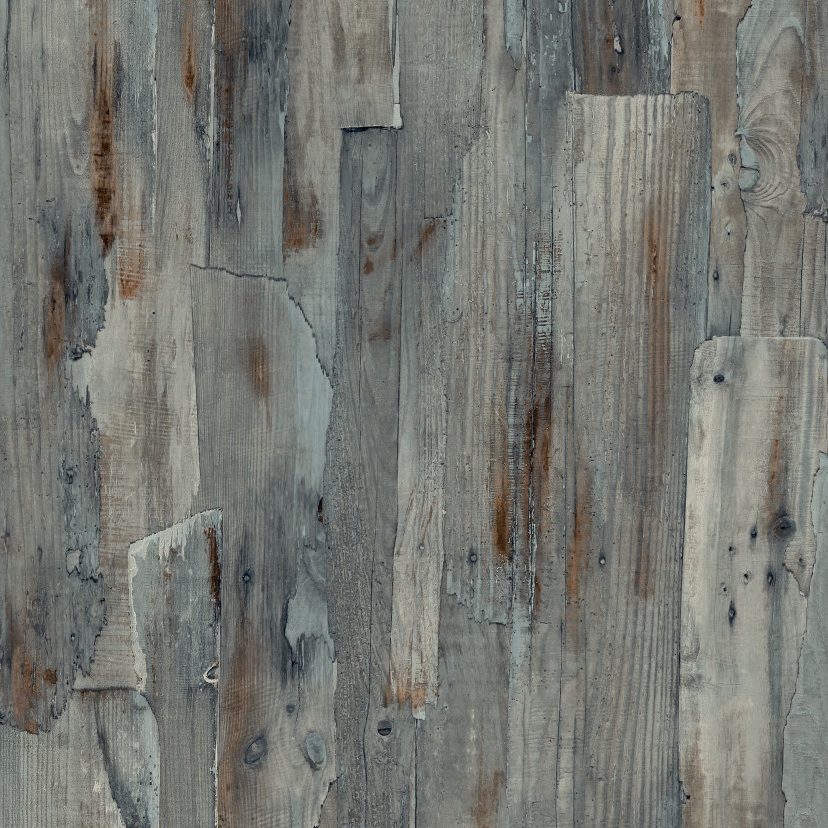 Grandeco Ciara A62803 Papel pintado no tejido Imitación madera 10,05 x 0,53 m Gris