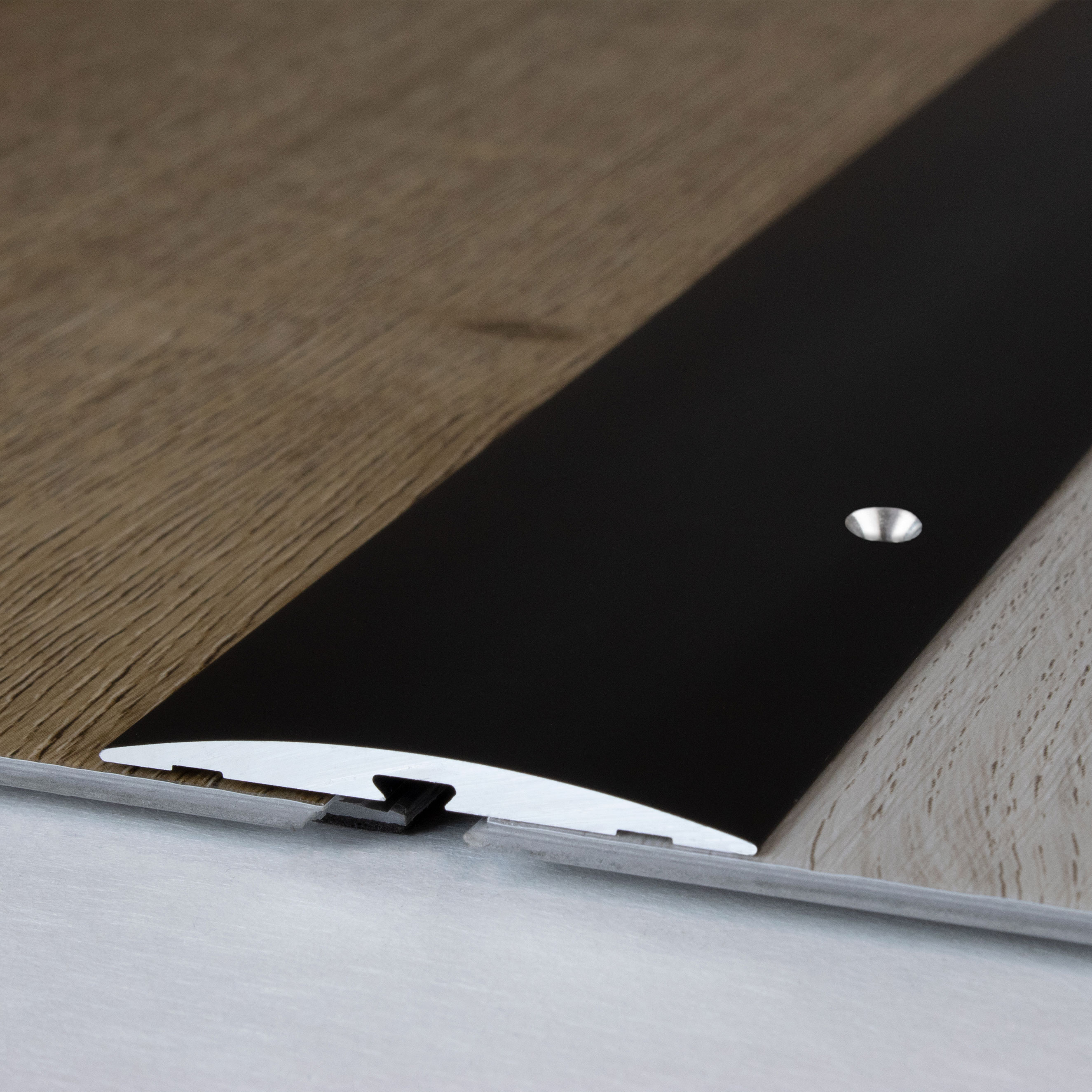 Perfil de transición PROVISTON Brecht H 4 mm W 50 mm tira de transición aluminio anodizado