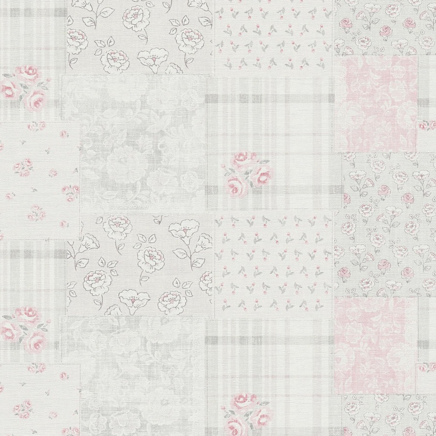 A.S. Creation Maison Charme 390663 Papel pintado no tejido Diseño floral 10,05 x 0,53 m Gris