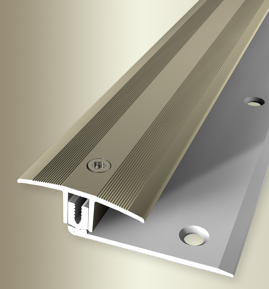 Perfil de transición PROVISTON, ancho 37 mm, altura de borde 7-17 mm, tira de transición